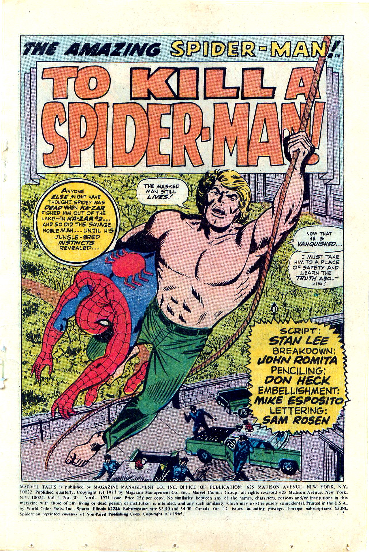 Read online Marvel Tales (1964) comic -  Issue #30 - 4