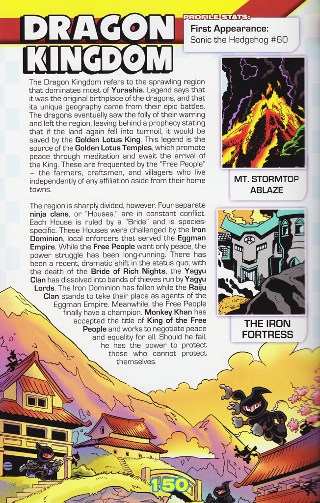 Read online Sonic the Hedgehog: The Complete Sonic Comic Encyclopedia comic -  Issue # TPB - 152