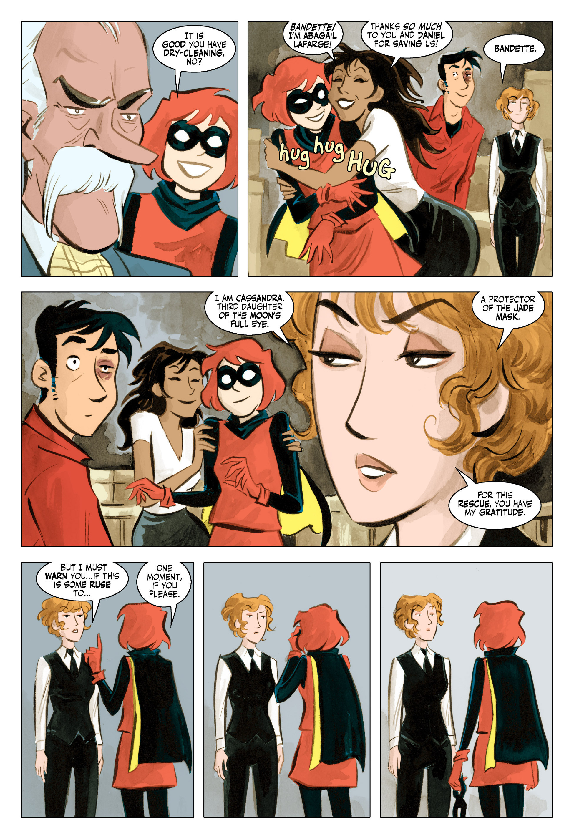 Read online Bandette (2012) comic -  Issue #13 - 14