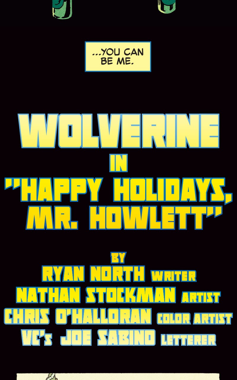 Read online Mighty Marvel Holiday Special - Happy Holidays, Mr. Howlett Infinity Comic comic -  Issue #1 - 23