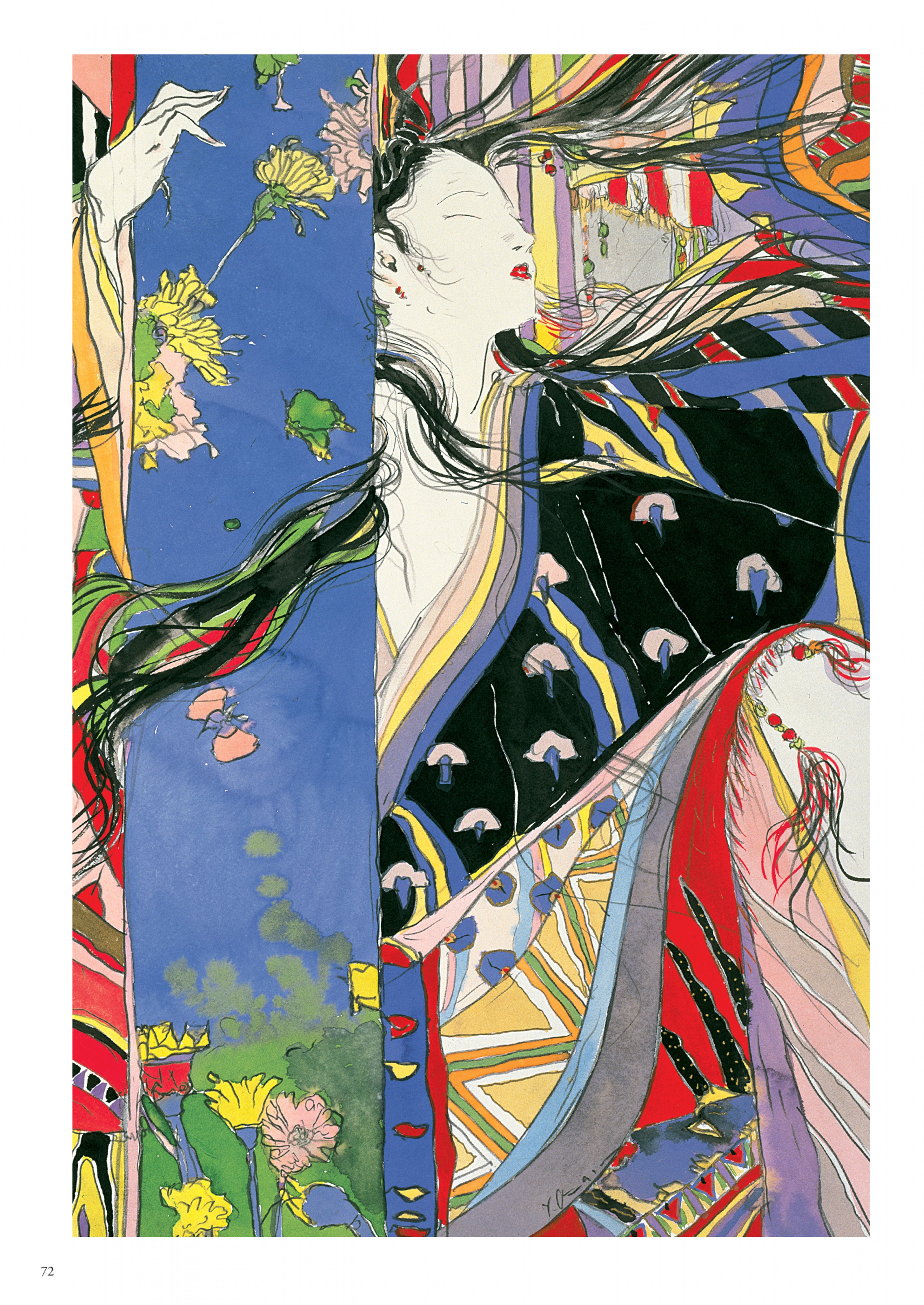 Read online Elegant Spirits: Amano's Tale of Genji and Fairies comic -  Issue # TPB - 48