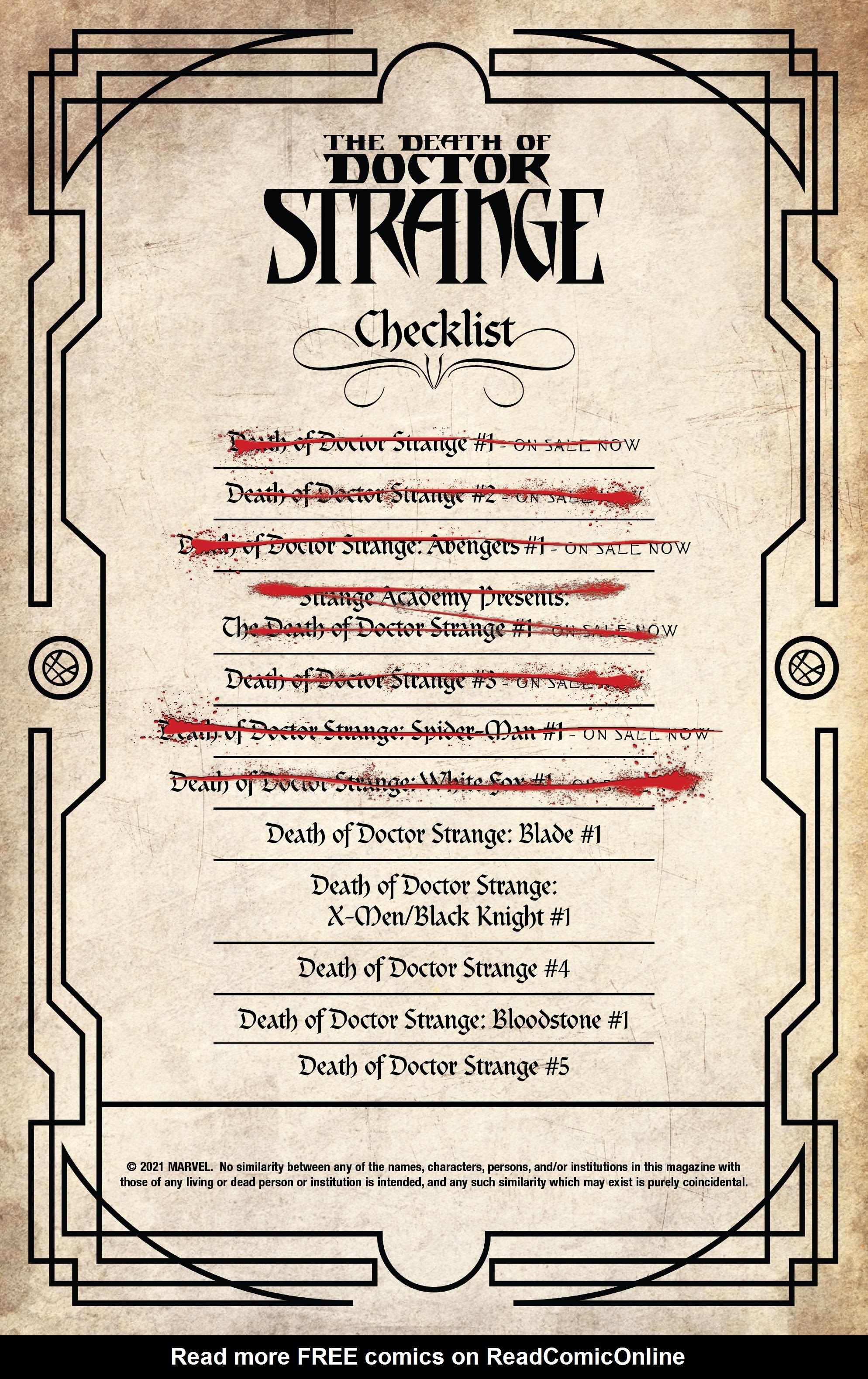 Read online Death of Doctor Strange: One-Shots comic -  Issue # White Fox - 34