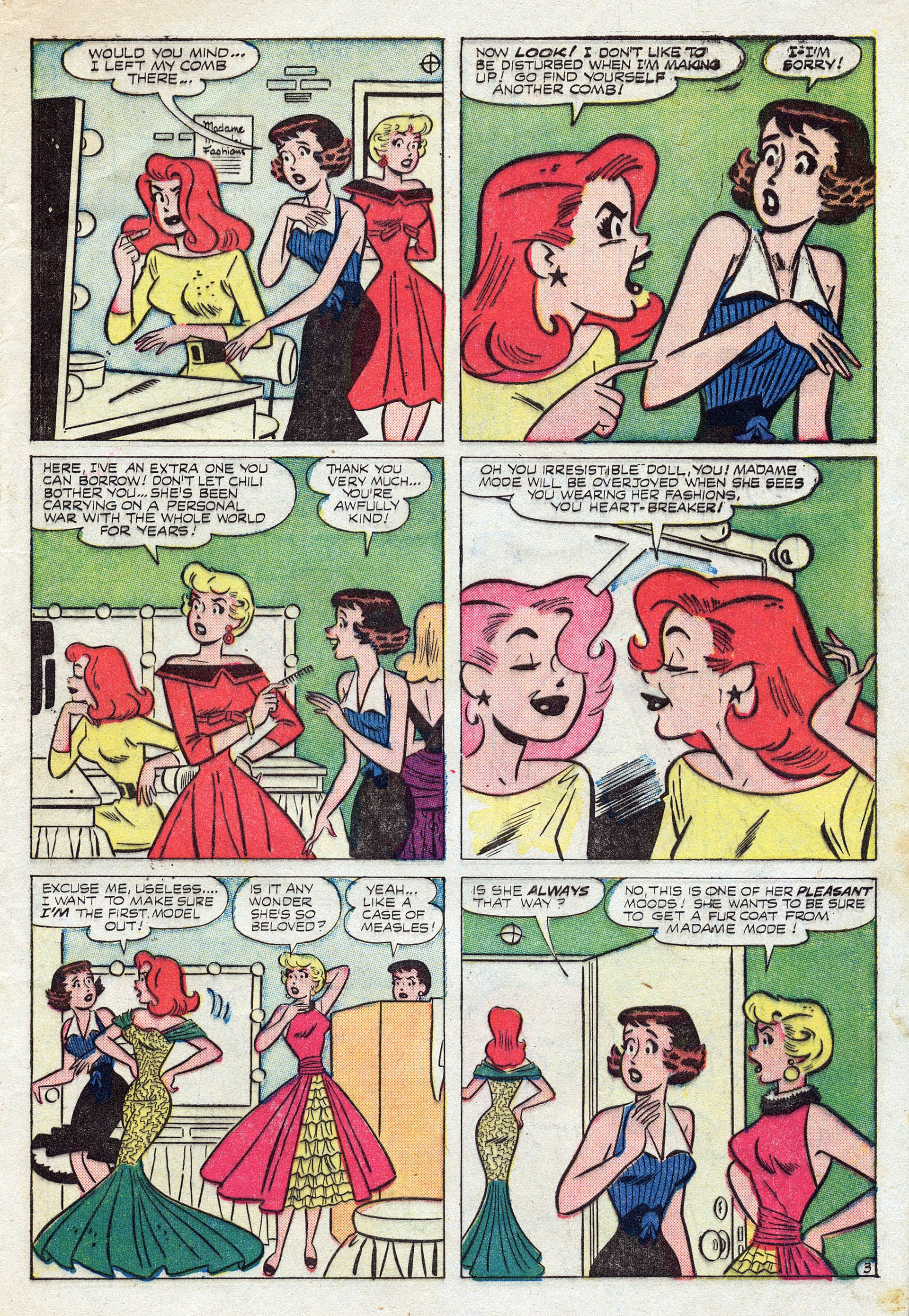 Read online Showgirls (1957) comic -  Issue #4 - 5