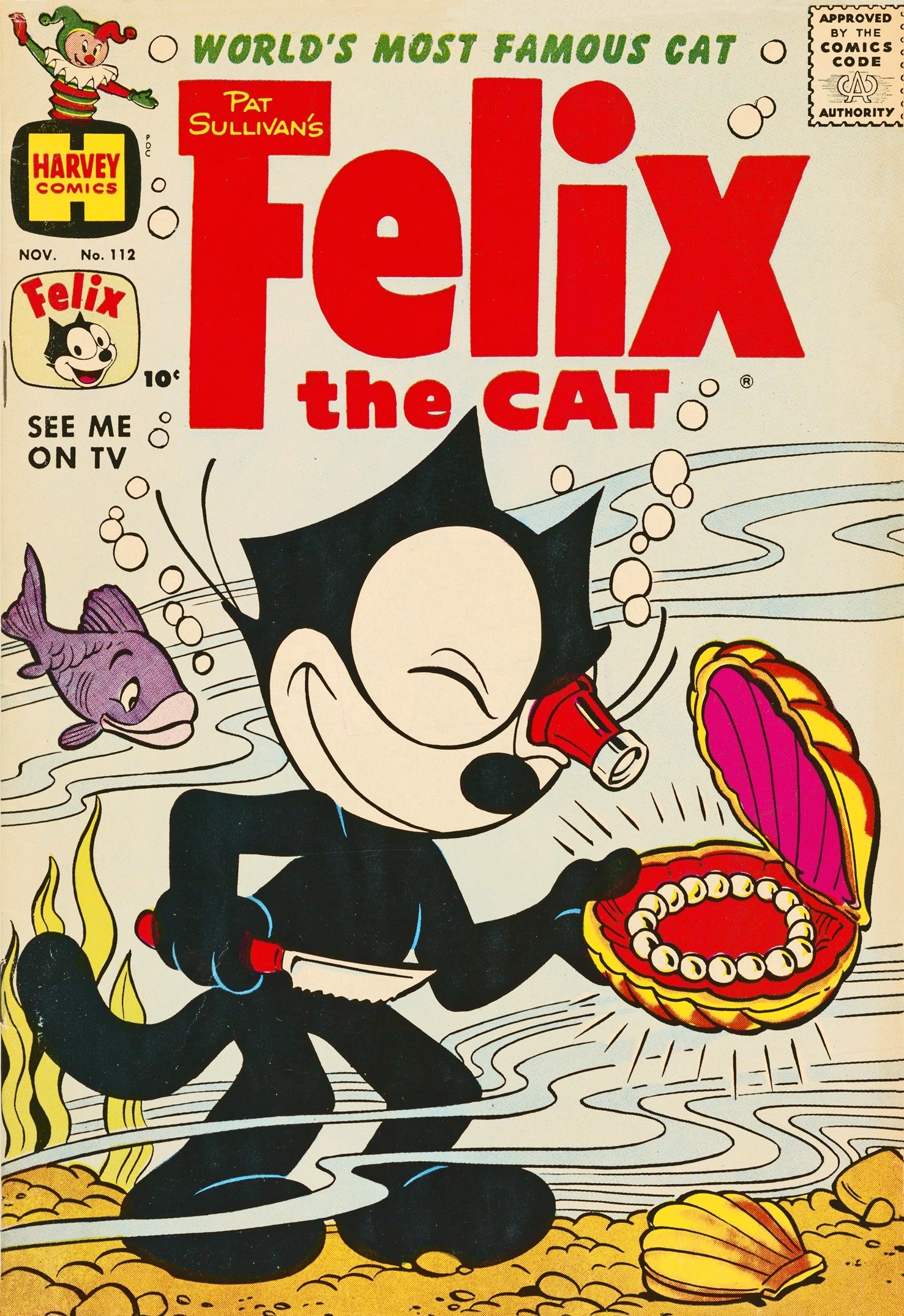 Read online Felix the Cat (1955) comic -  Issue #112 - 1