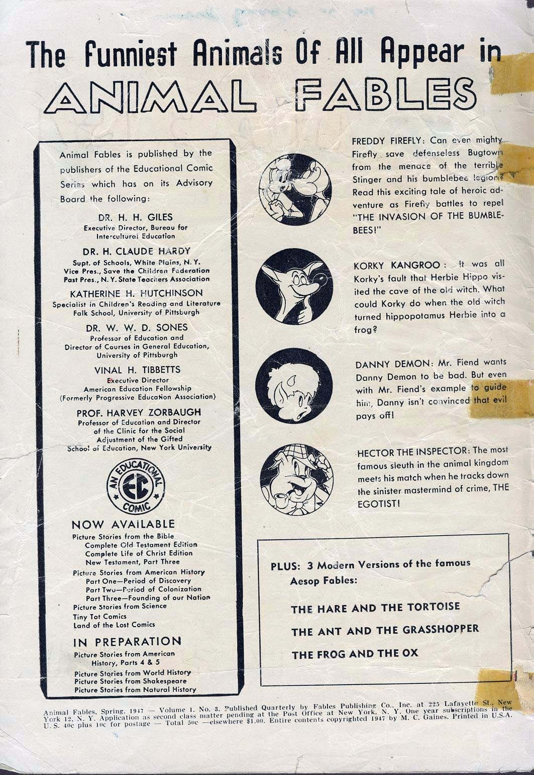 Read online Animal Fables comic -  Issue #3 - 2