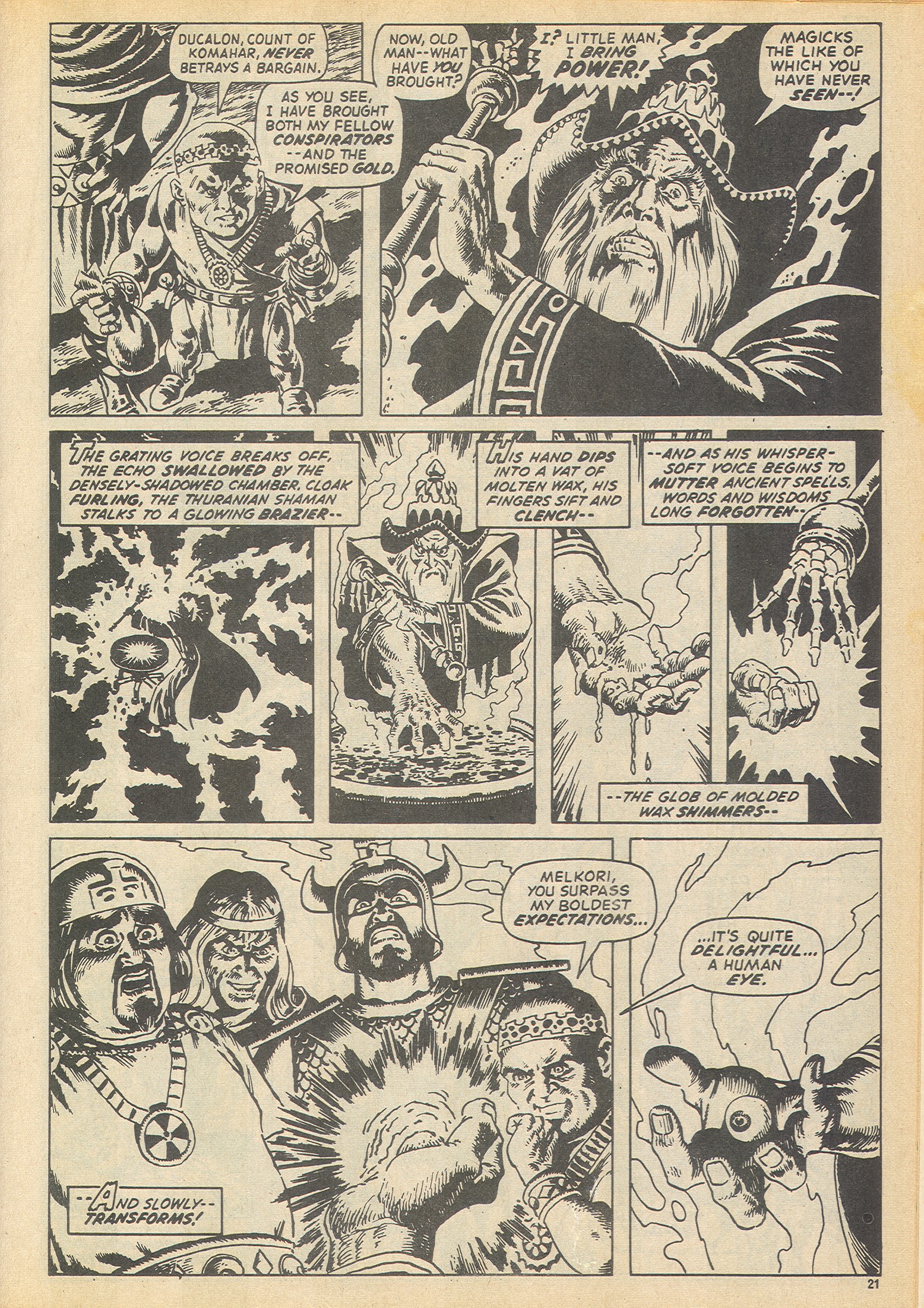 Read online The Savage Sword of Conan (1975) comic -  Issue #11 - 22