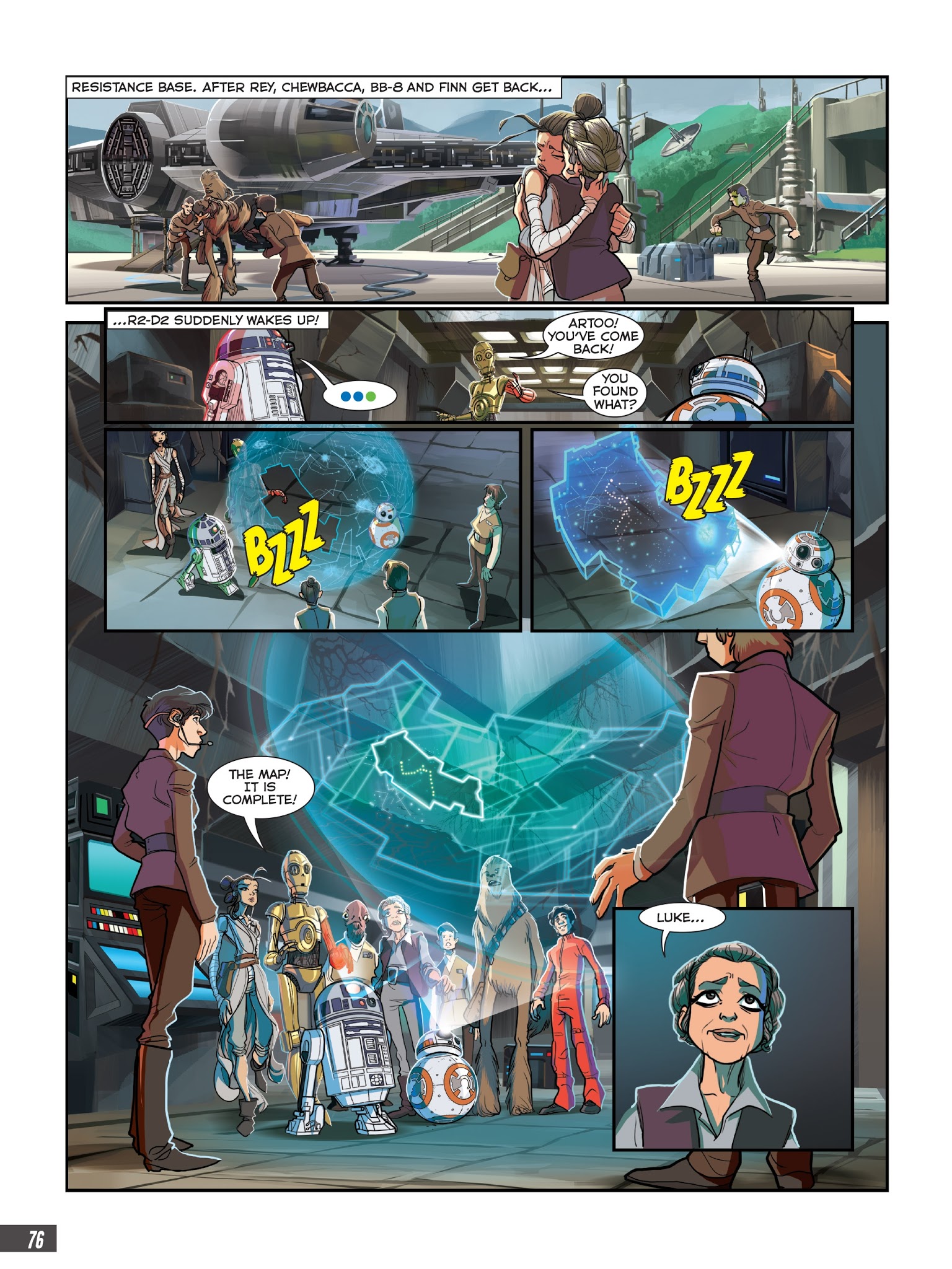 Read online Star Wars: The Force Awakens Graphic Novel Adaptation comic -  Issue # Full - 75