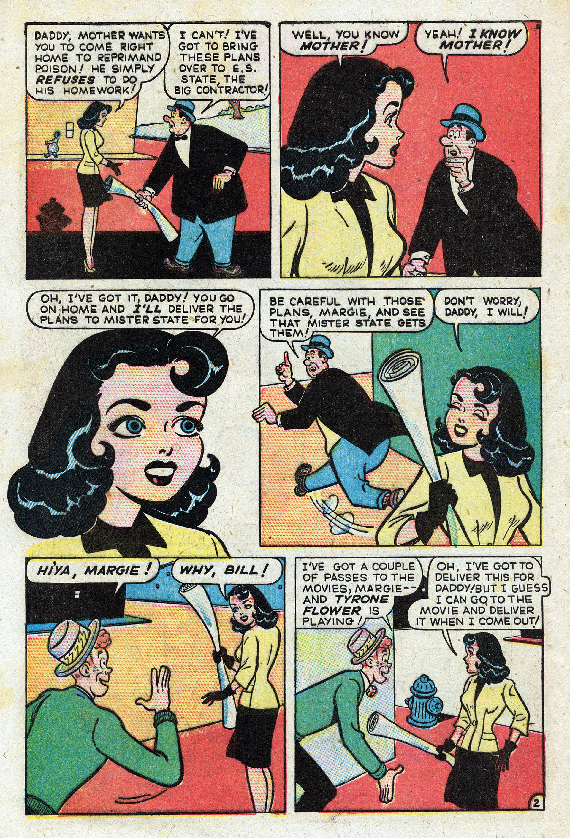 Read online Margie Comics comic -  Issue #40 - 44