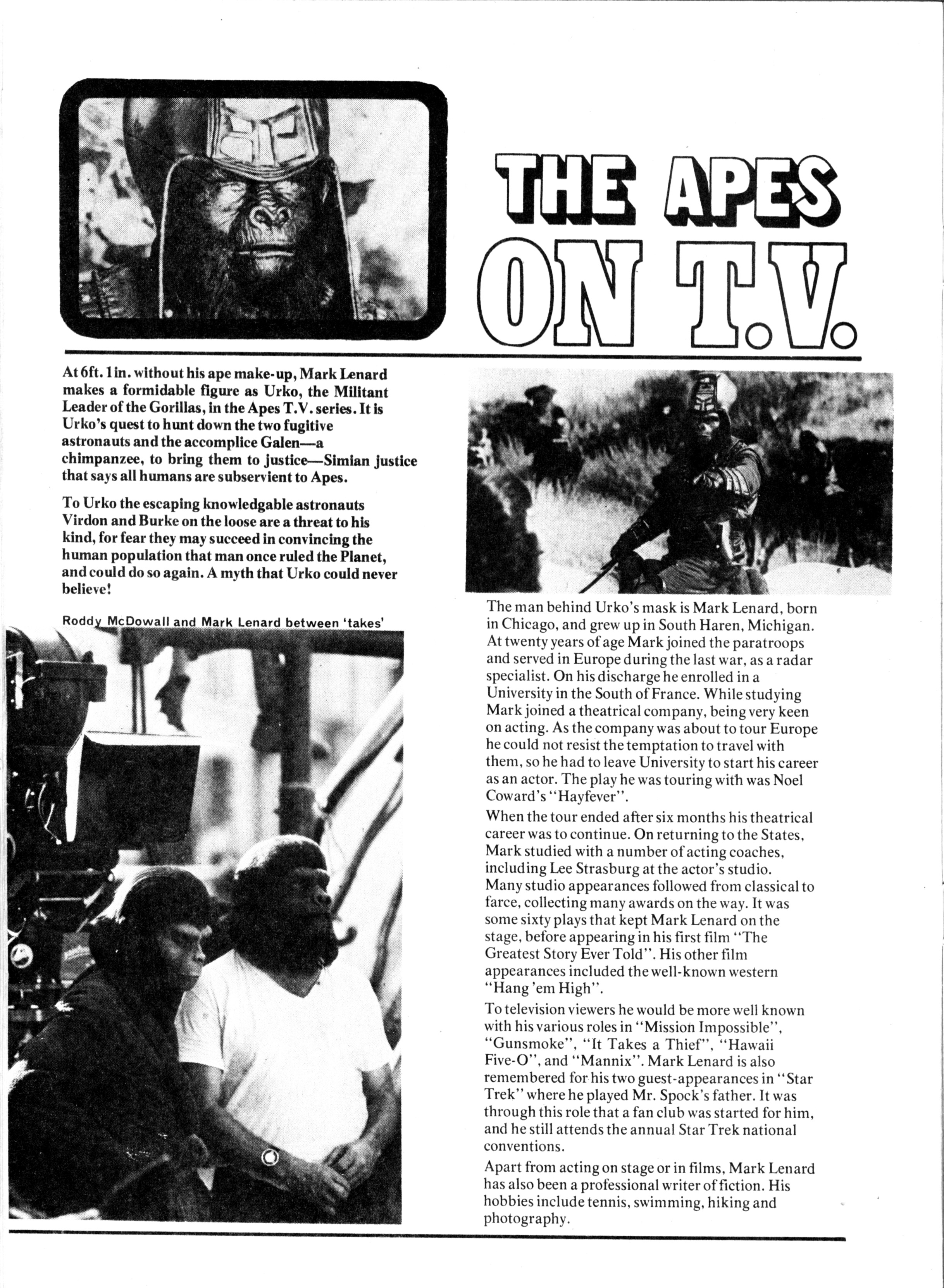 Read online Planet of the Apes (1974) comic -  Issue #11 - 12