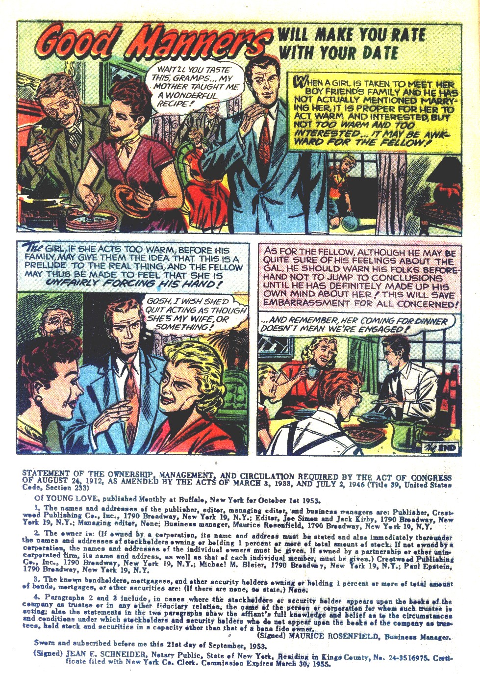 Read online Young Love (1949) comic -  Issue #54 - 24