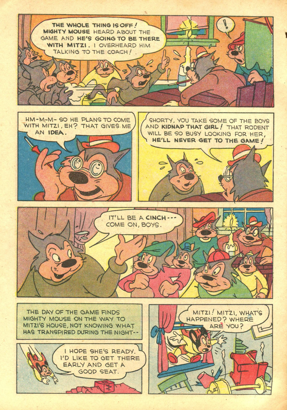 Read online Paul Terry's Mighty Mouse Comics comic -  Issue #9 - 6