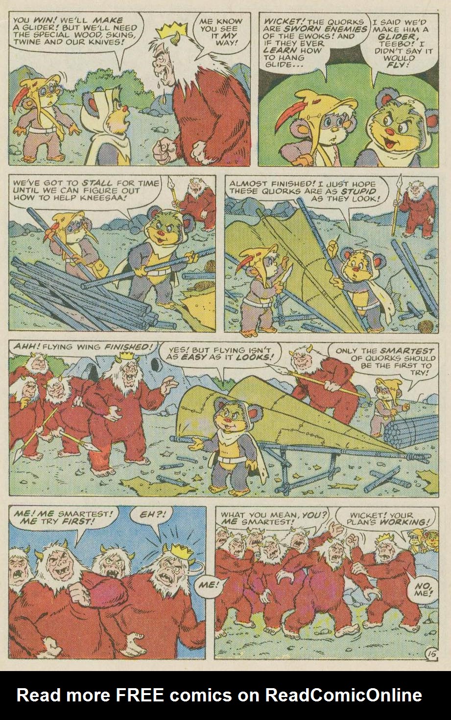 Read online Ewoks (1987) comic -  Issue #3 - 17