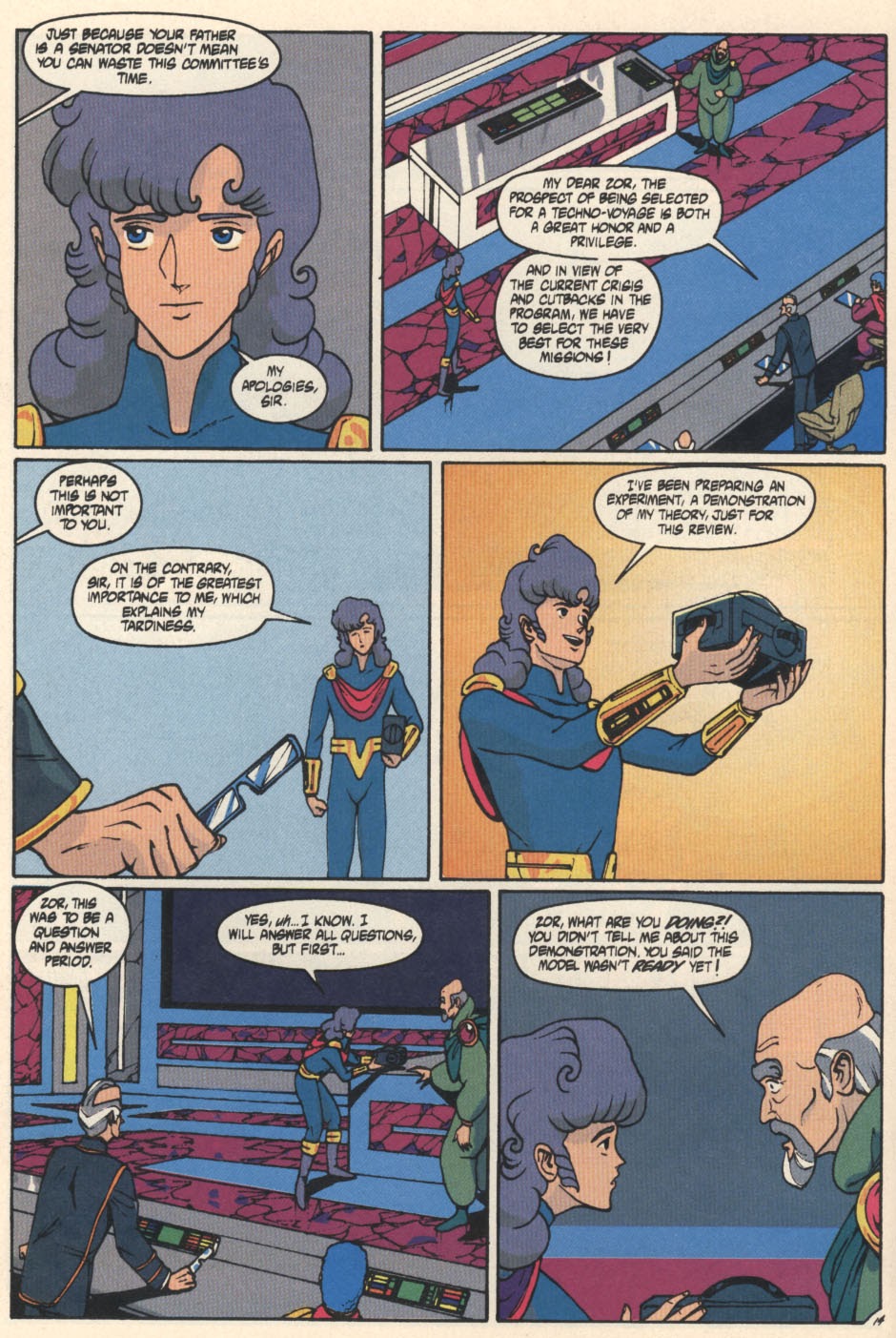 Read online Robotech Genesis: The Legend of Zor comic -  Issue #1 - 16