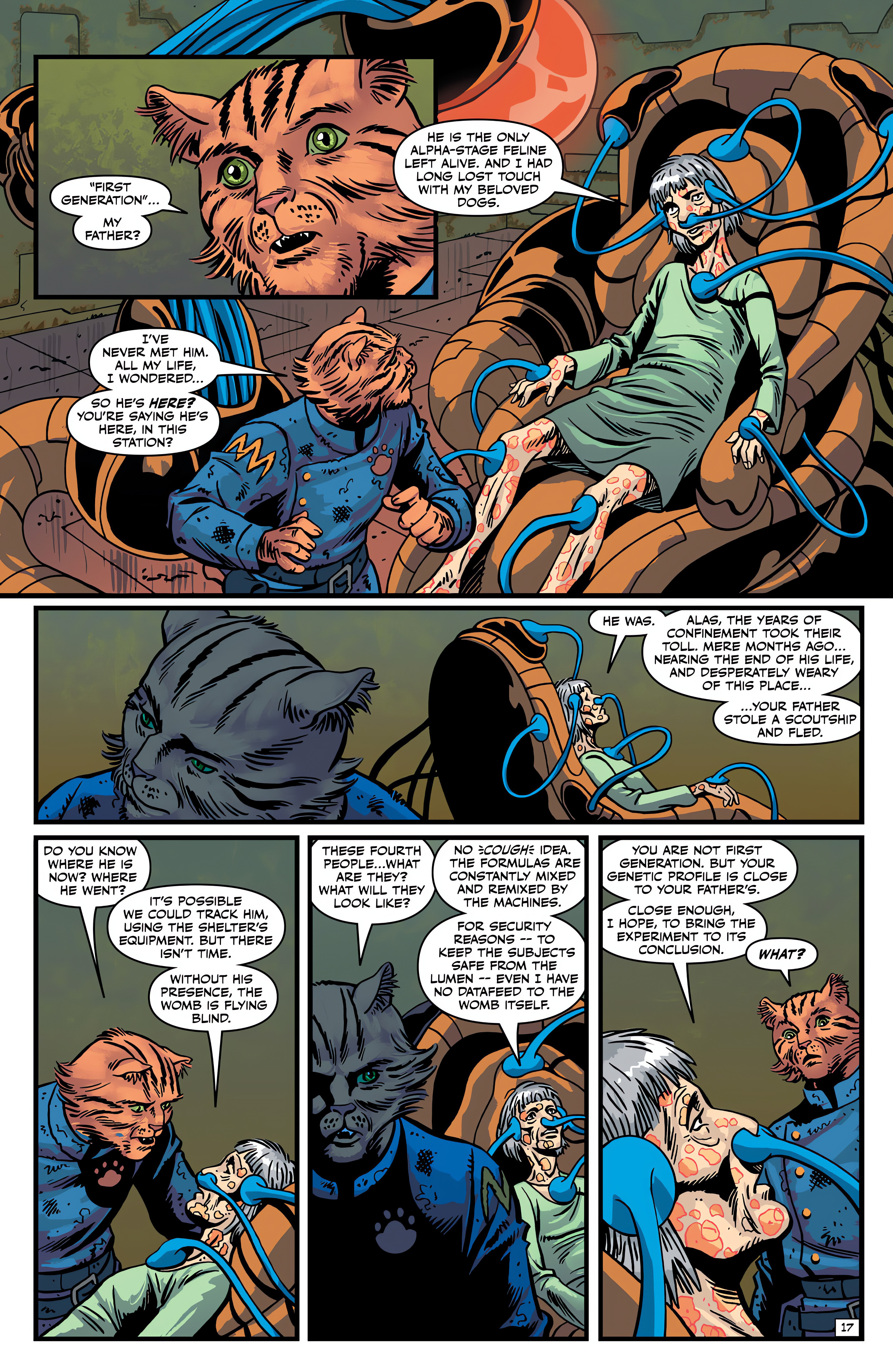 Read online Captain Ginger: The Last Feeder comic -  Issue #1 - 18