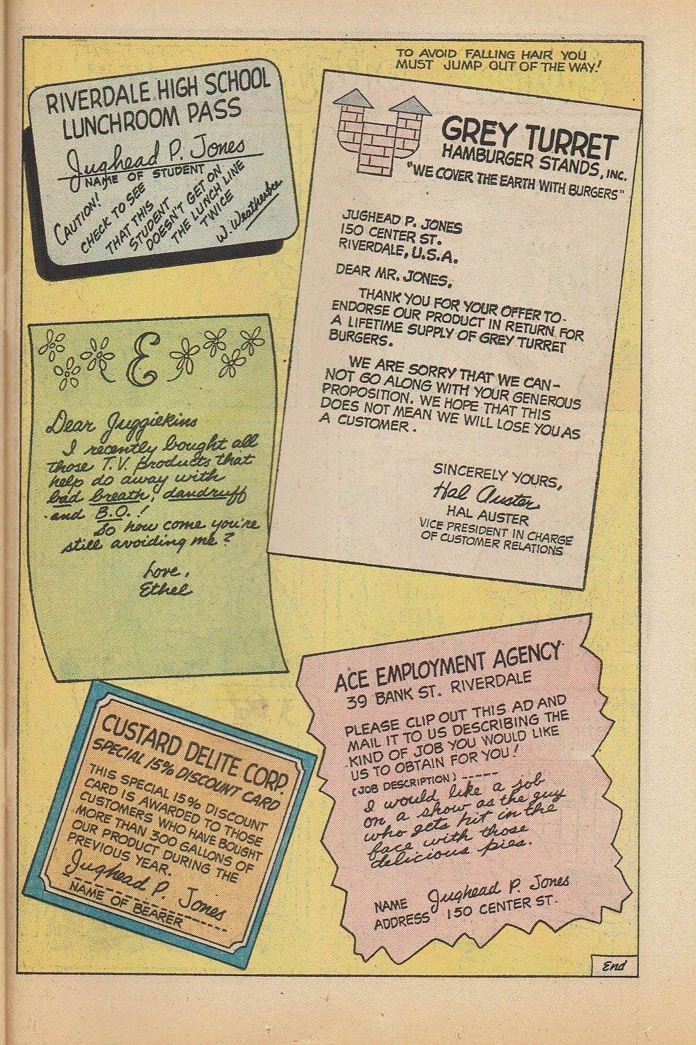 Read online Jughead's Jokes comic -  Issue #33 - 38