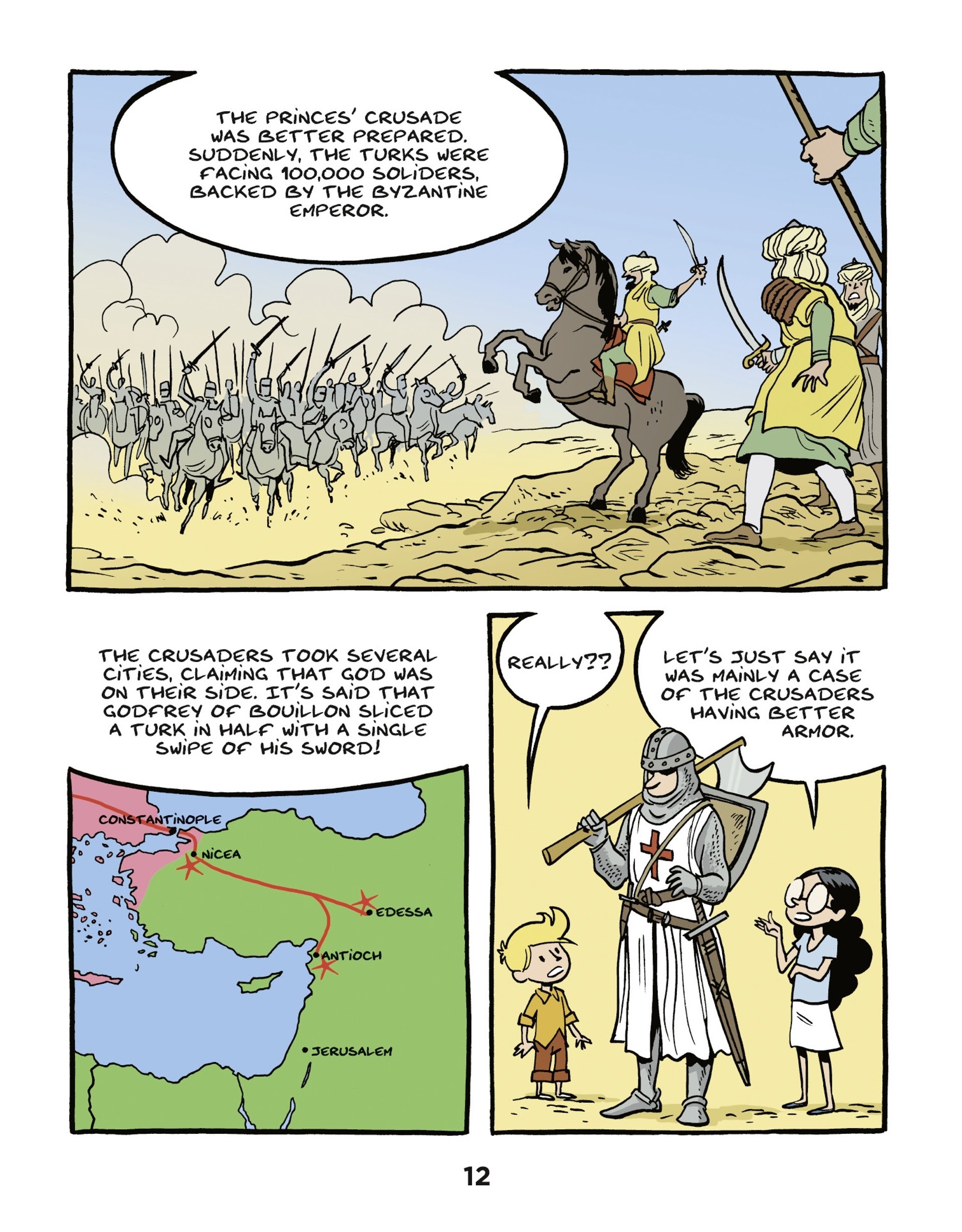 Read online On The History Trail With Ariane & Nino comic -  Issue #3 - 12