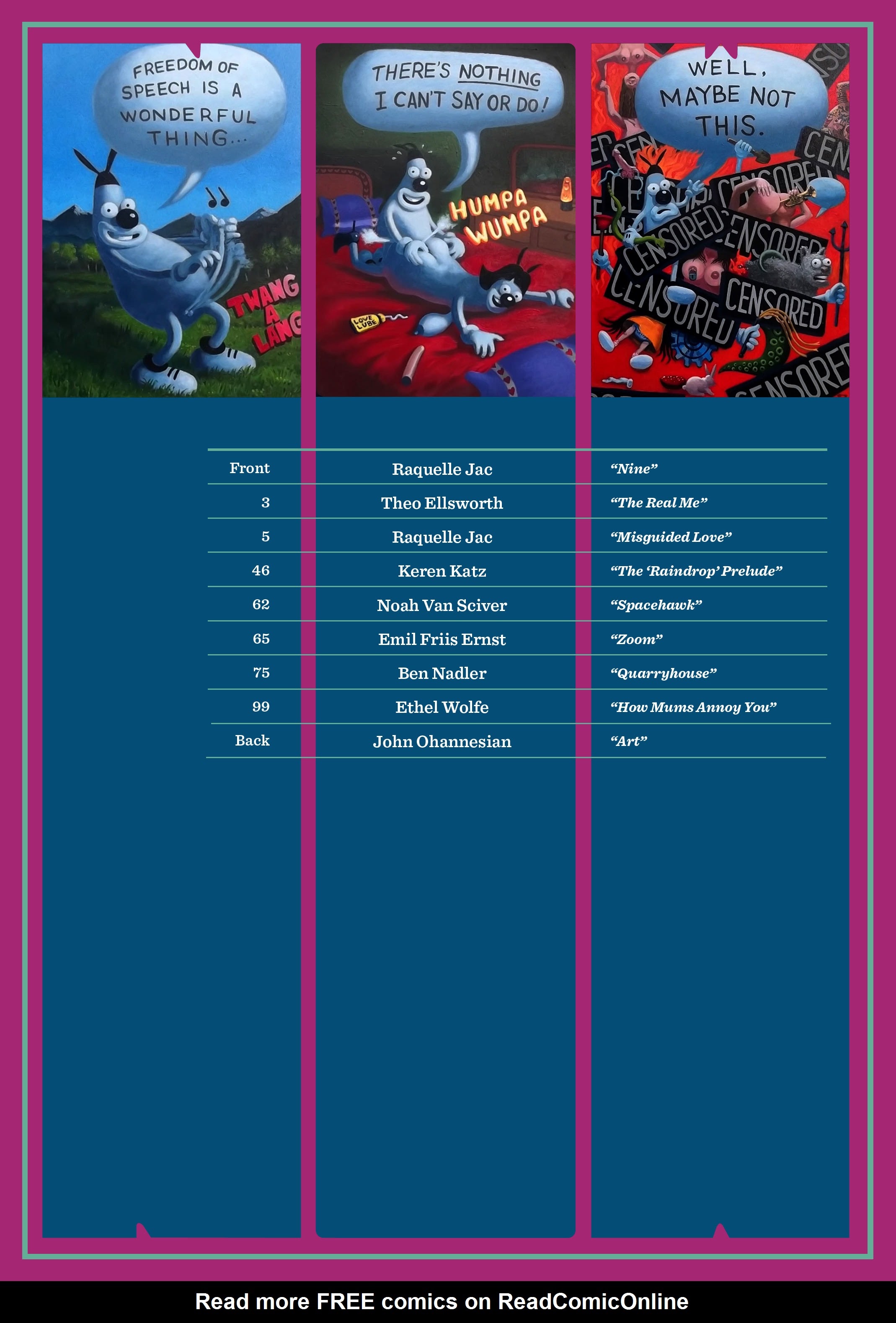 Read online Now: The New Comics Anthology comic -  Issue #9 - 119