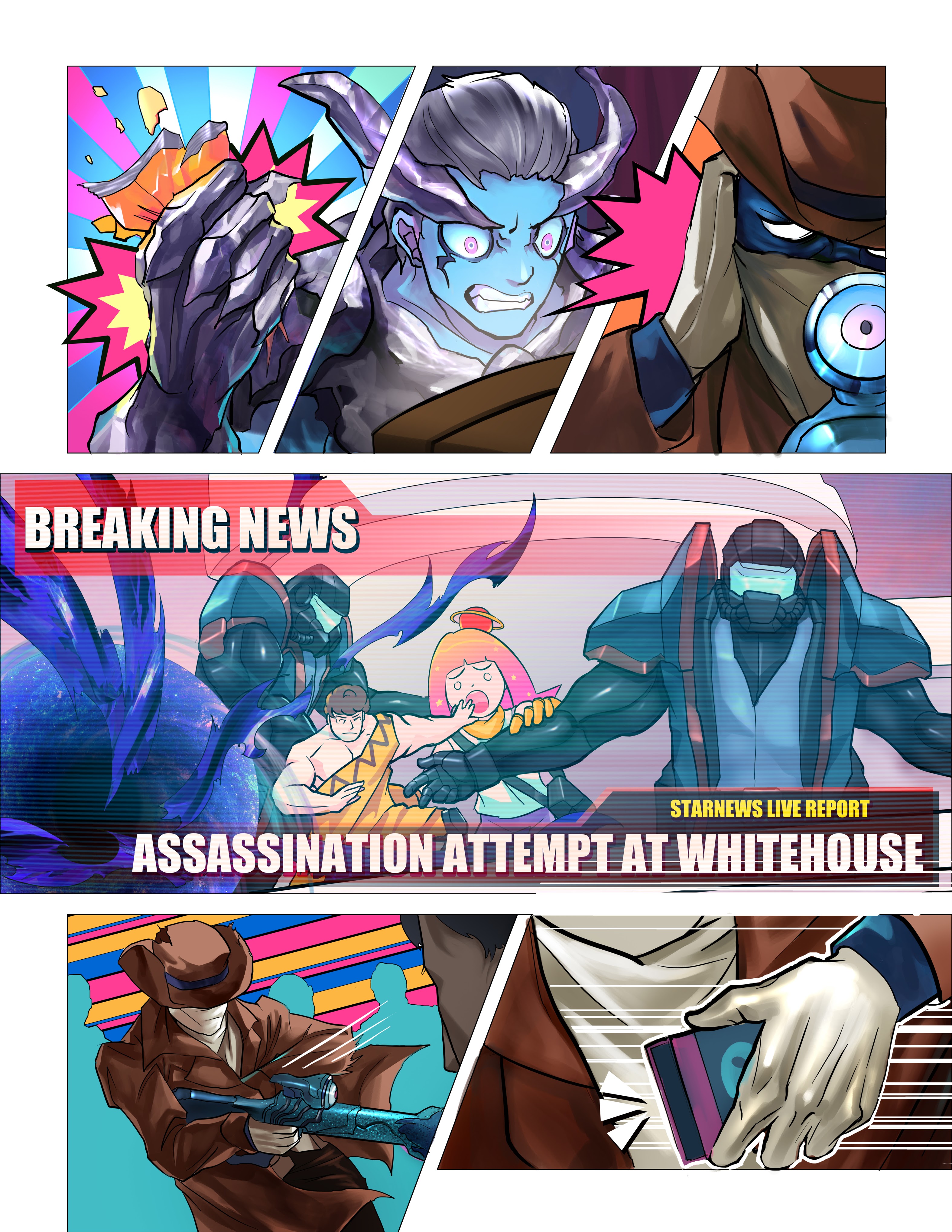Read online Starpunch Girl comic -  Issue #4 - 8