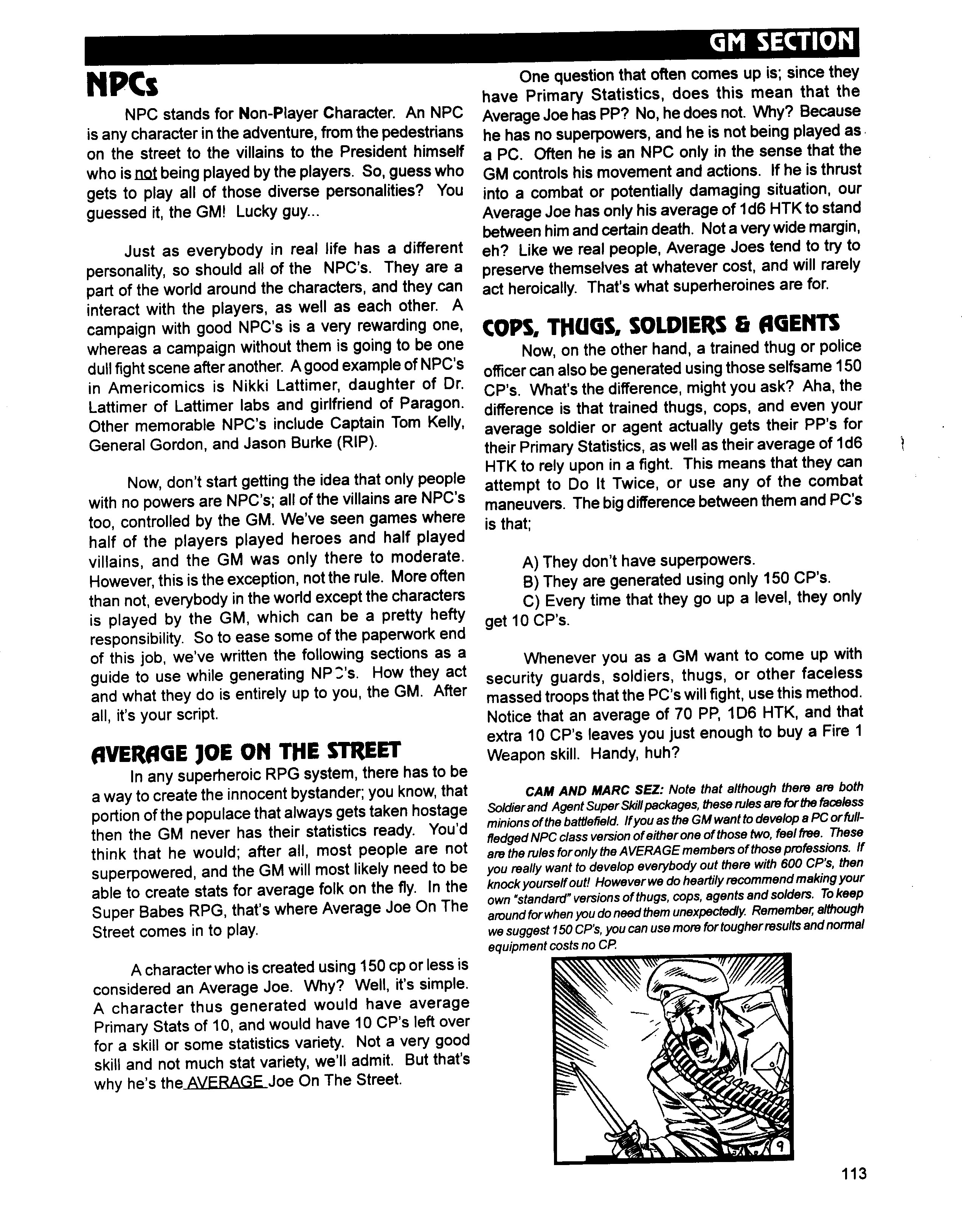 Read online Superbabes: The Femforce Role-Playing Game comic -  Issue # TPB - 115