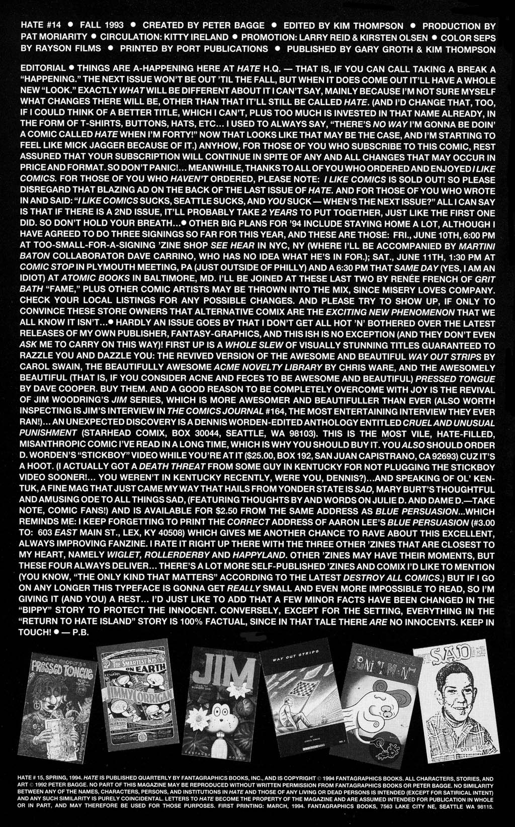 Read online Hate comic -  Issue #15 - 2