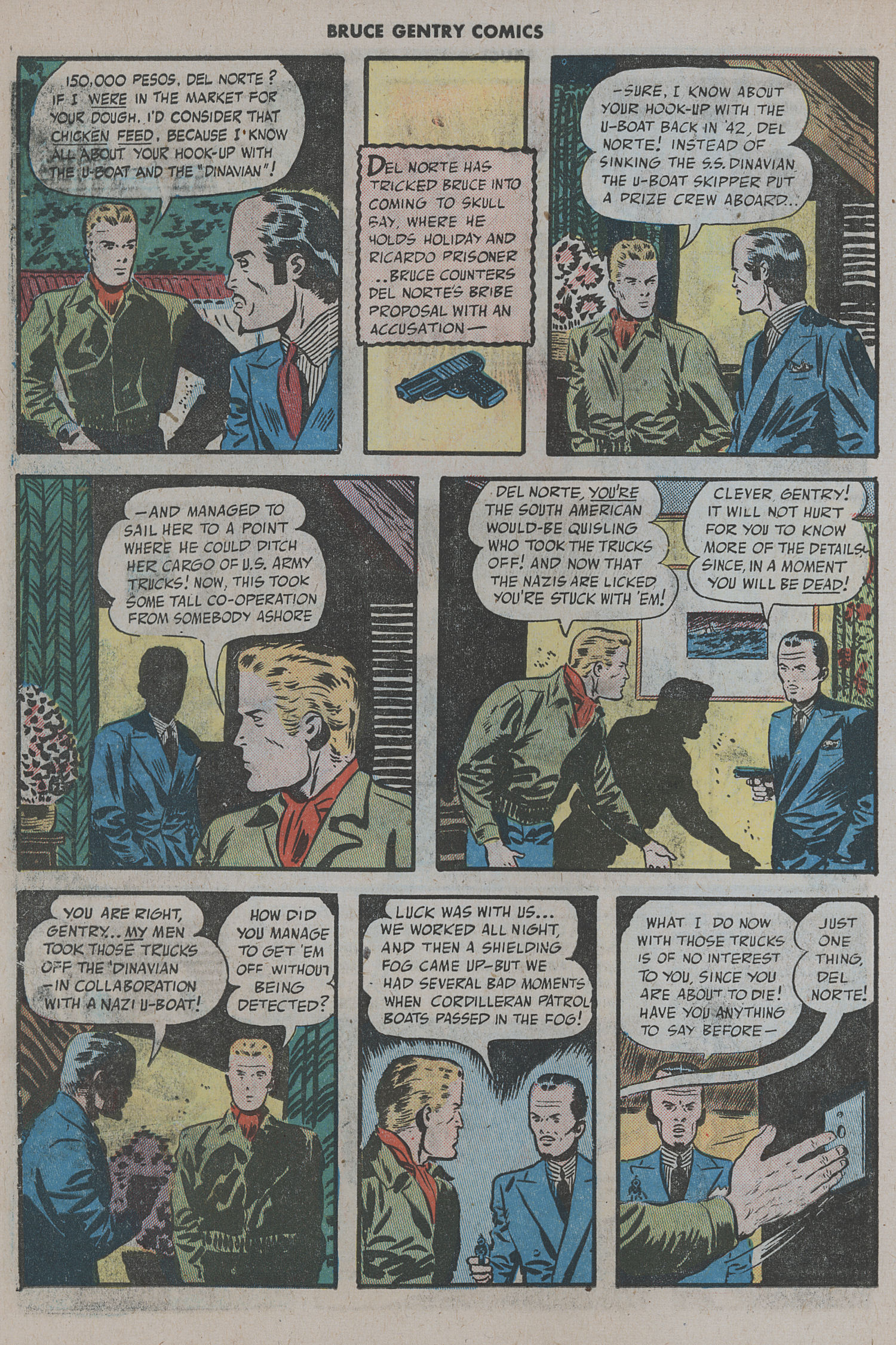 Read online Bruce Gentry comic -  Issue #3 - 22
