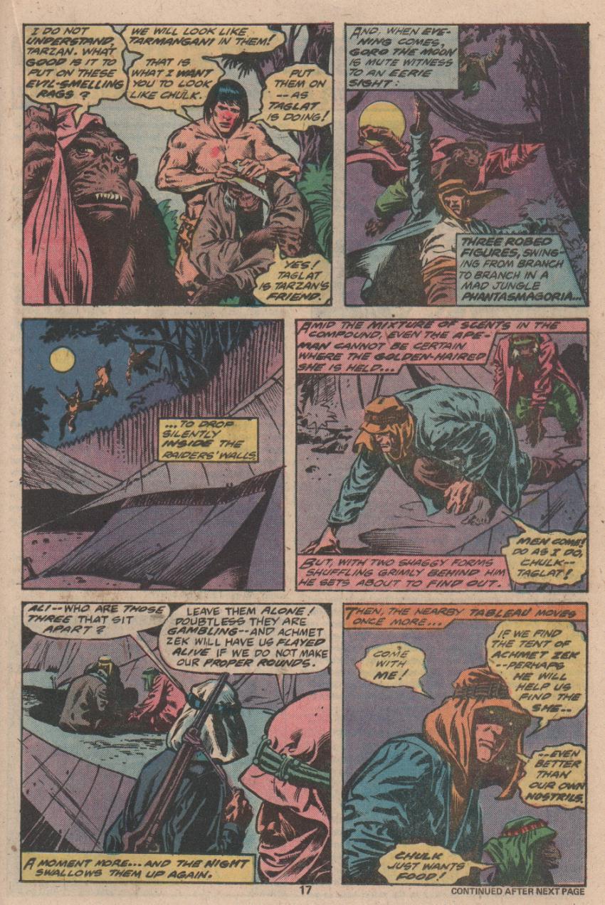 Read online Tarzan (1977) comic -  Issue #8 - 12