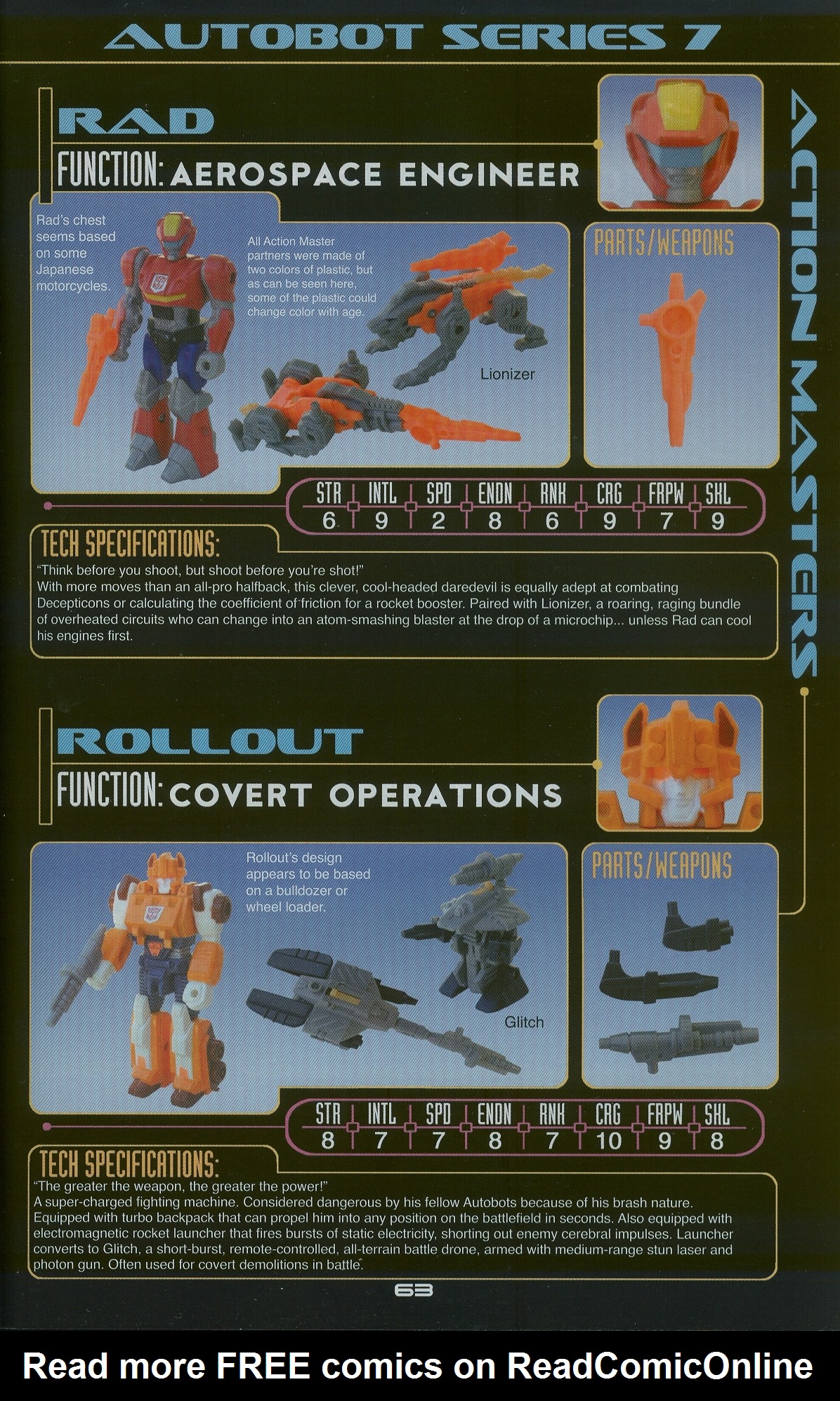 Read online Cybertronian: An Unofficial Transformers Recognition Guide comic -  Issue #5 - 62