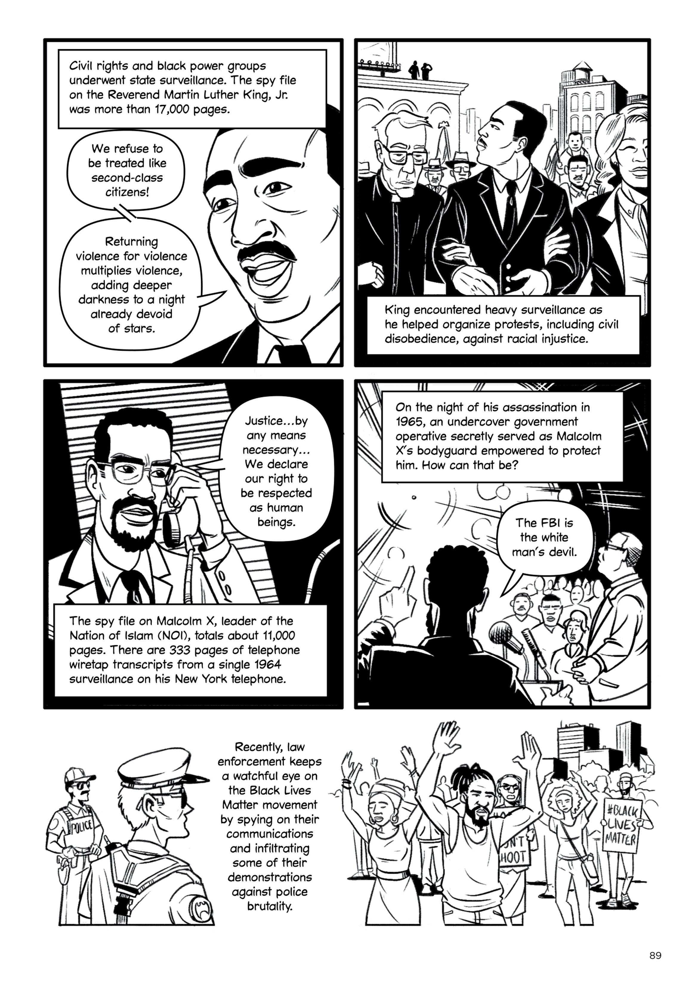 Read online The Machine Never Blinks: A Graphic History of Spying and Surveillance comic -  Issue # TPB - 99