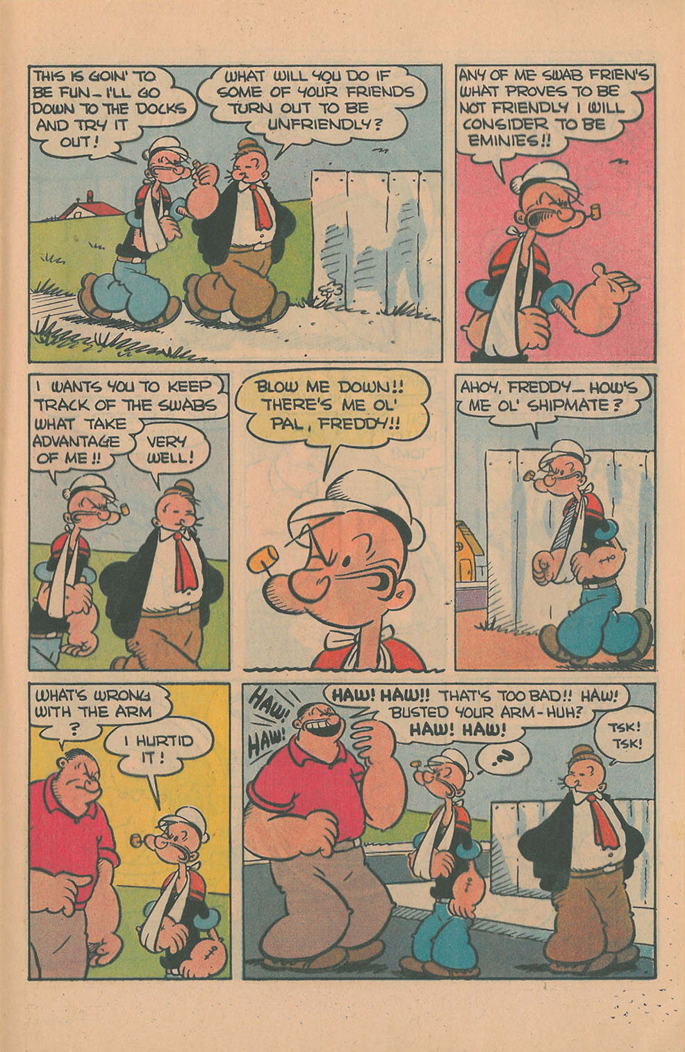 Read online Popeye (1948) comic -  Issue #171 - 29