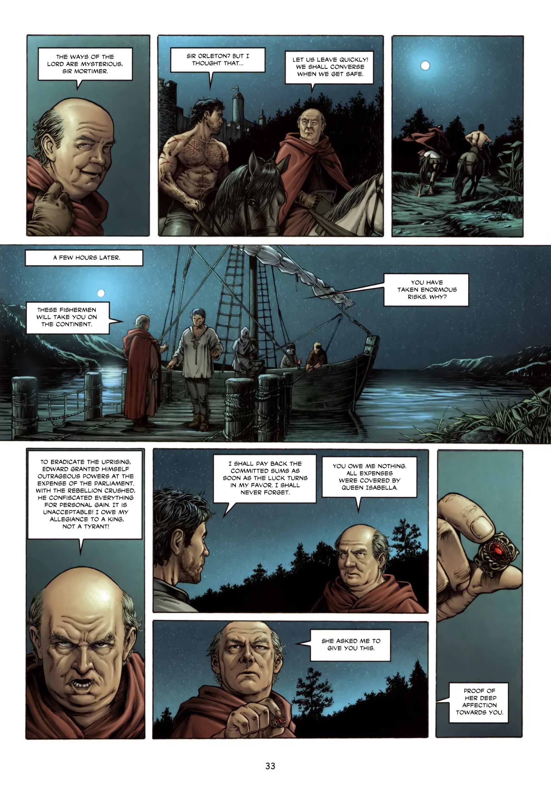 Read online Isabella: She-Wolf of France comic -  Issue #2 - 34