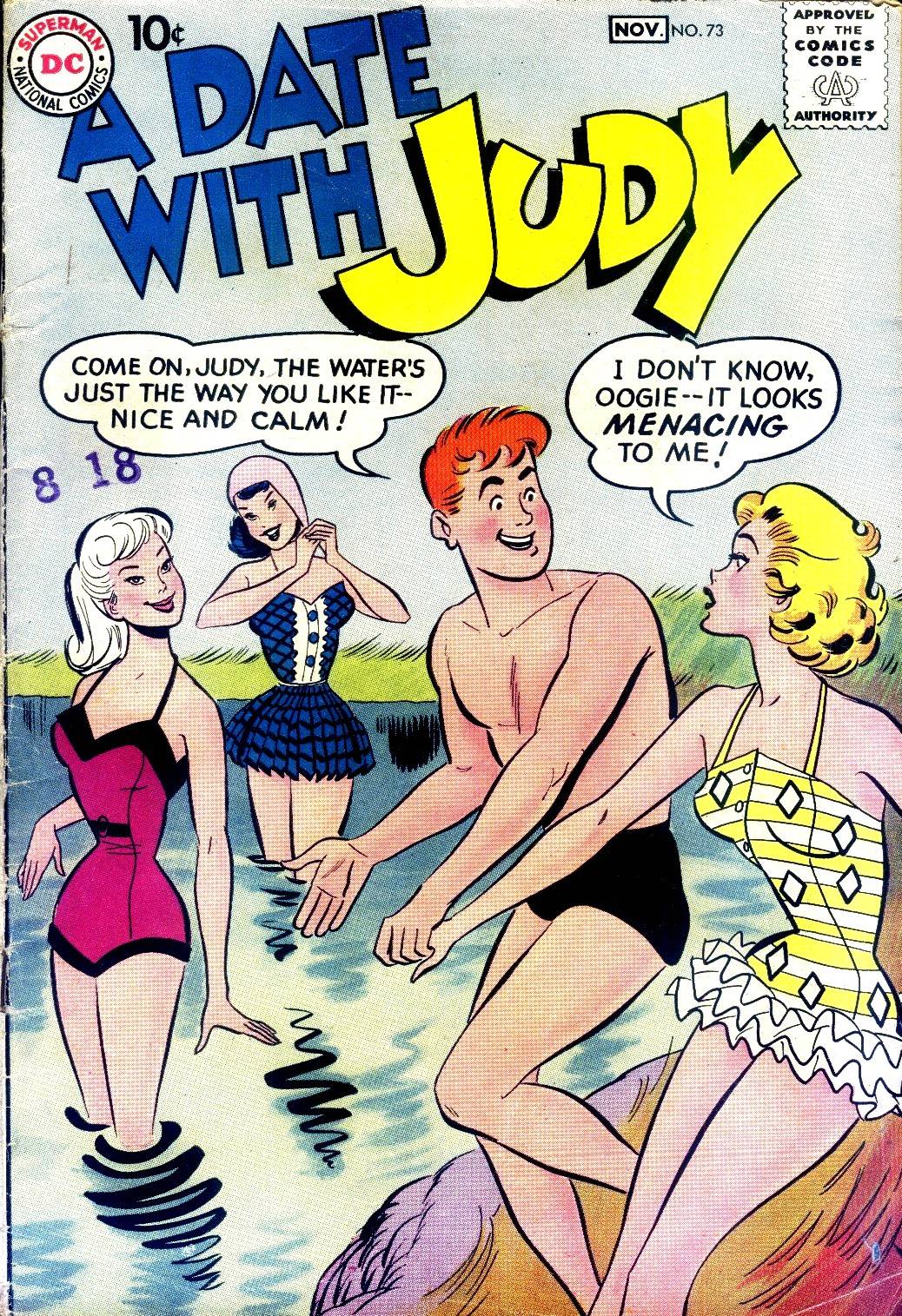 Read online A Date with Judy comic -  Issue #73 - 1