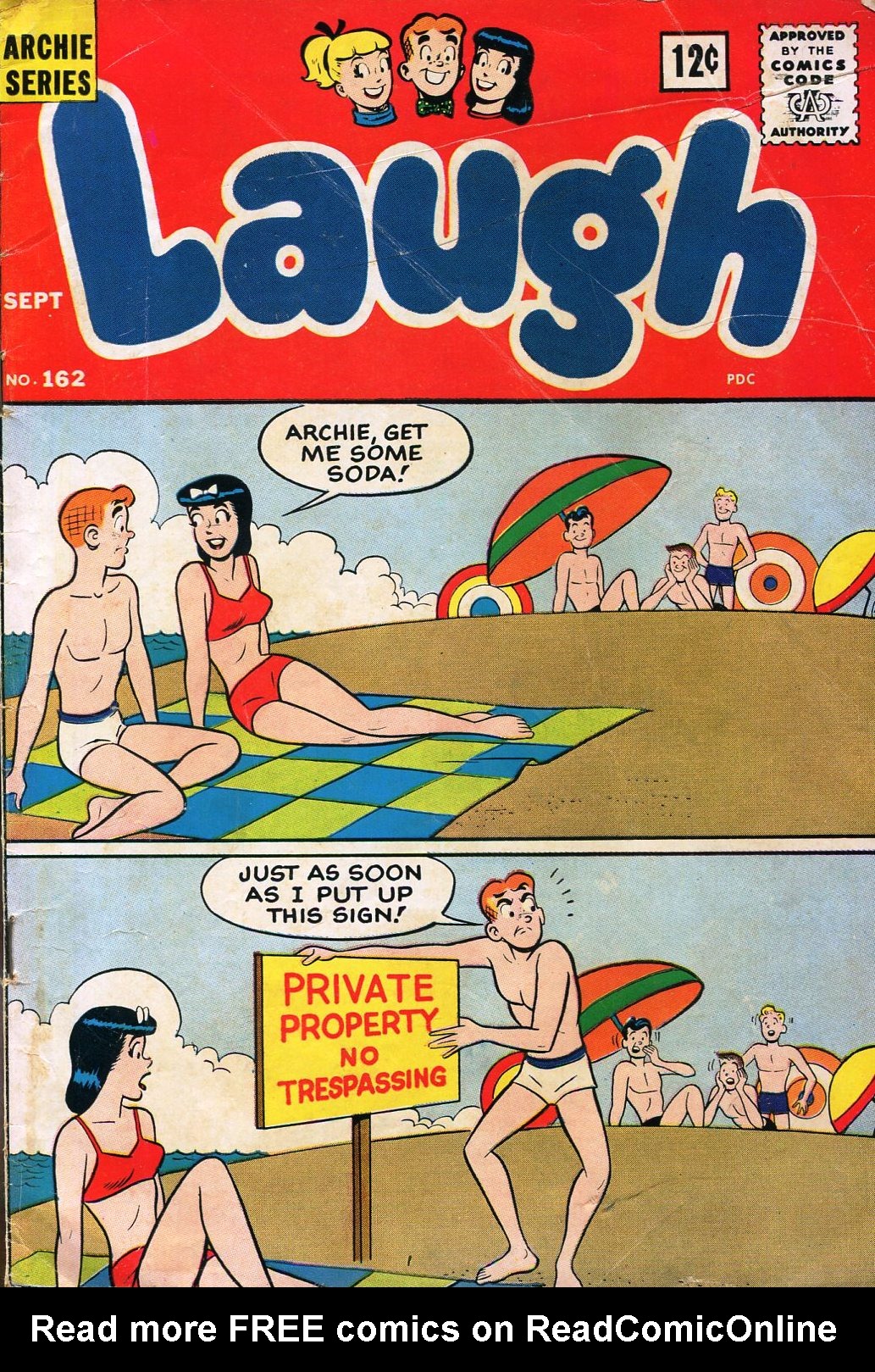 Read online Laugh (Comics) comic -  Issue #162 - 1