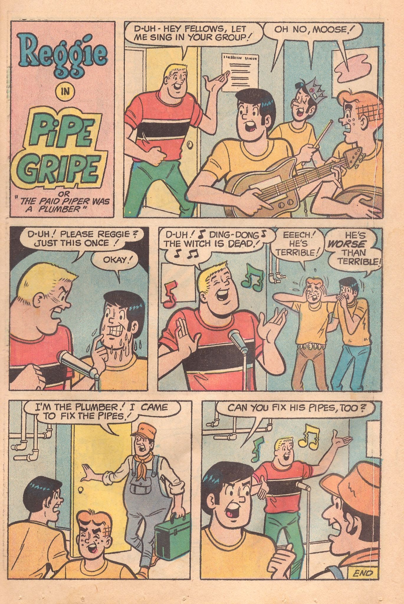 Read online Reggie's Wise Guy Jokes comic -  Issue #10 - 5