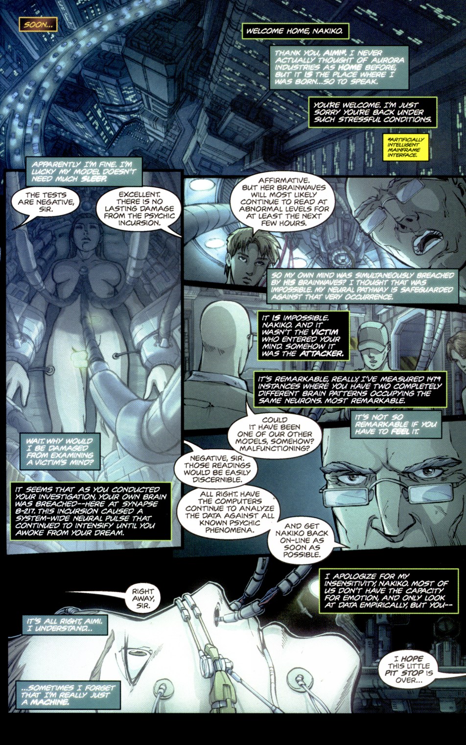 Read online Dark Minds / Witchblade comic -  Issue #1 - 13