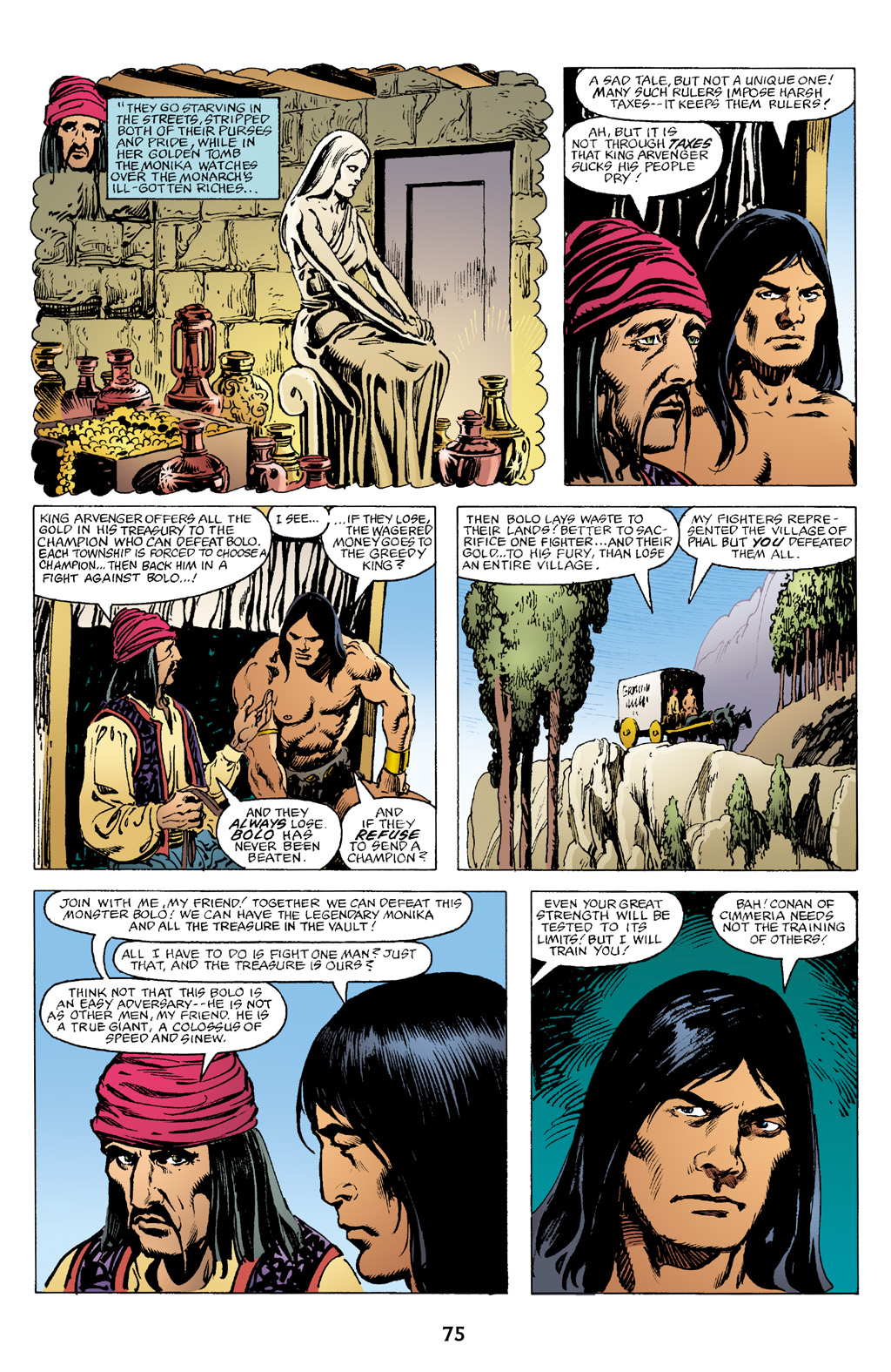 Read online The Chronicles of Conan comic -  Issue # TPB 18 (Part 1) - 76