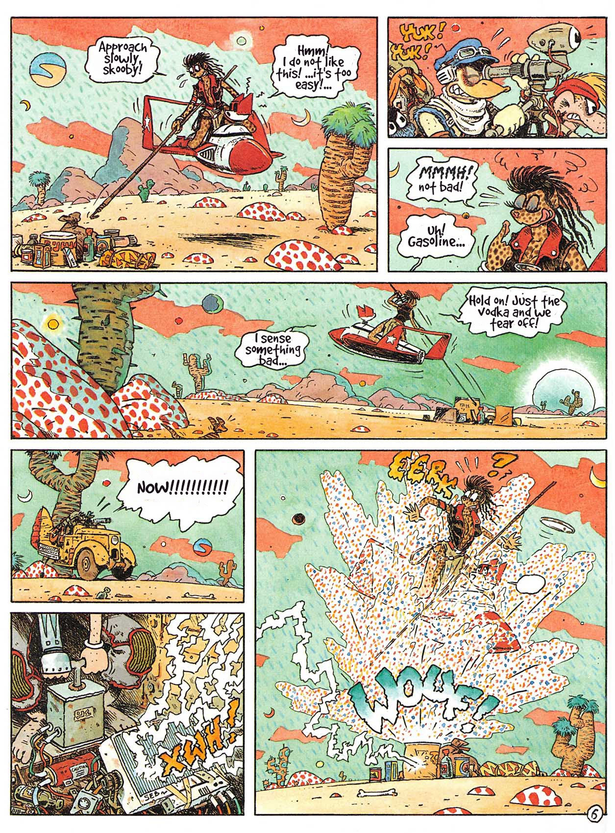 Read online Gazoline and the Red Planet comic -  Issue # Full - 9