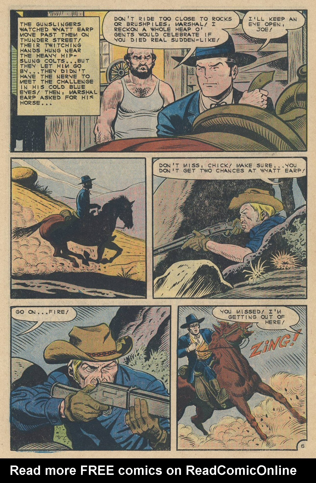 Read online Wyatt Earp Frontier Marshal comic -  Issue #61 - 10