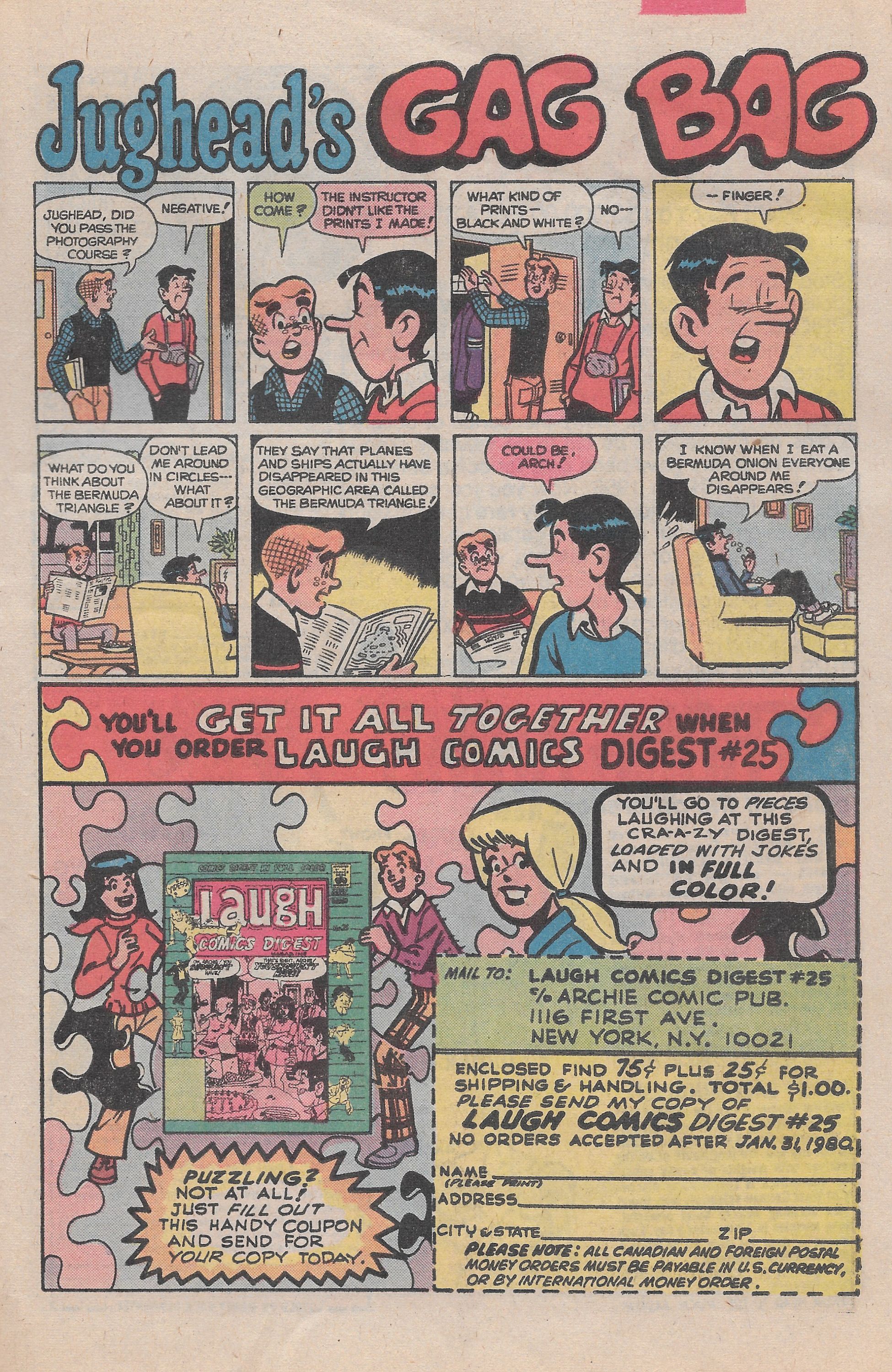 Read online Jughead's Jokes comic -  Issue #66 - 27