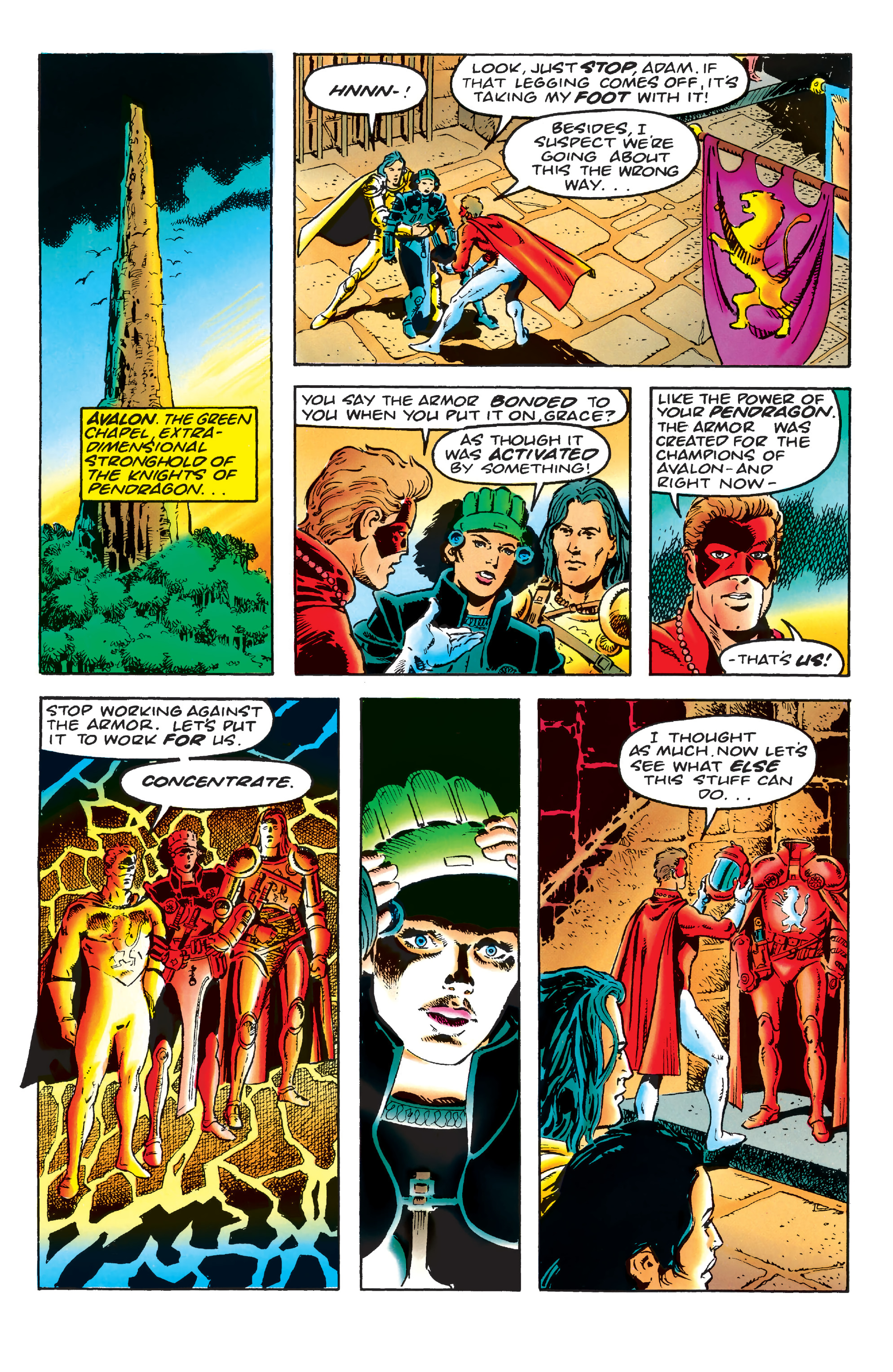 Read online Knights of Pendragon Omnibus comic -  Issue # TPB (Part 5) - 49