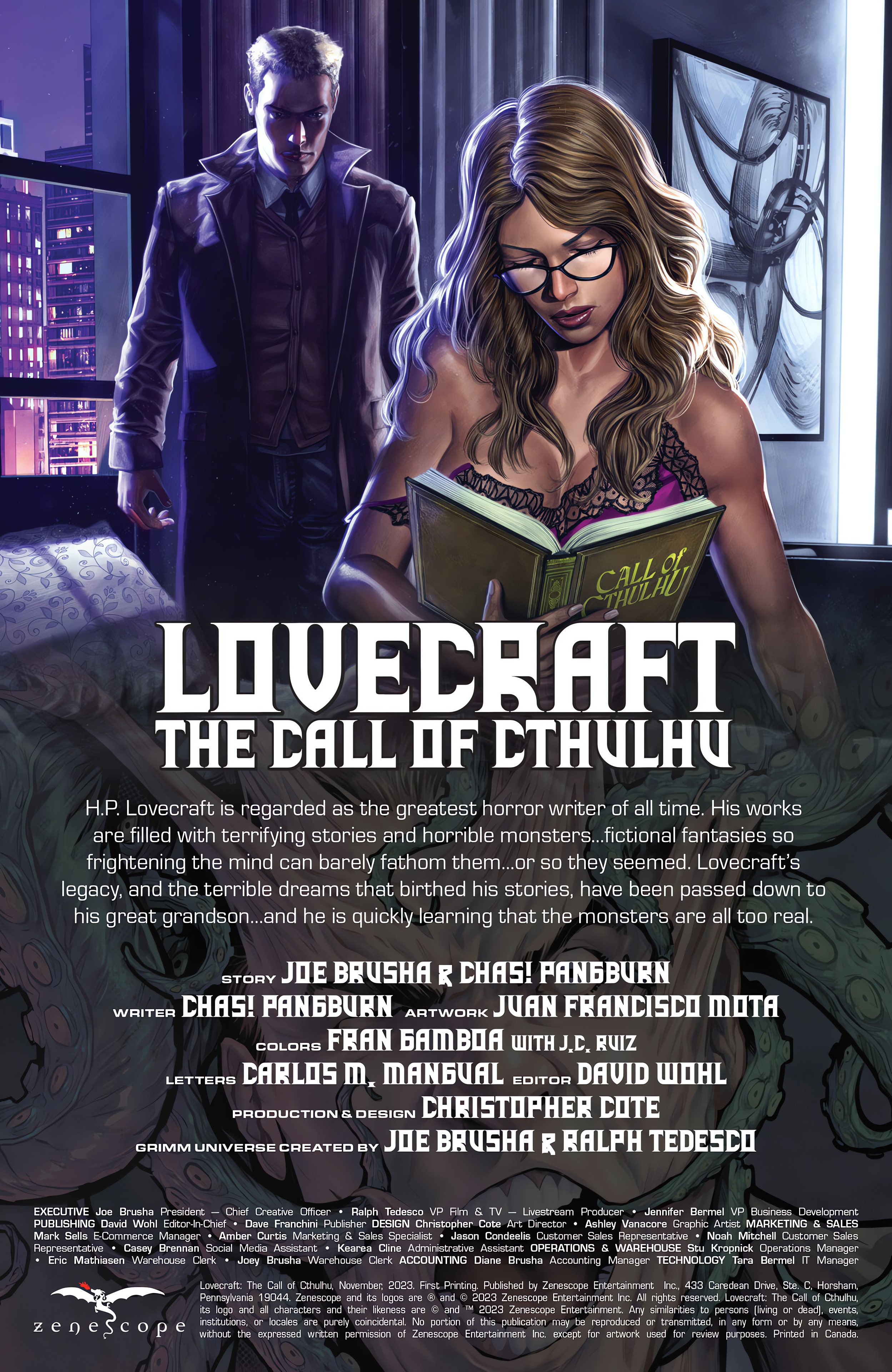 Read online Lovecraft: The Call of Cthulhu comic -  Issue # Full - 2