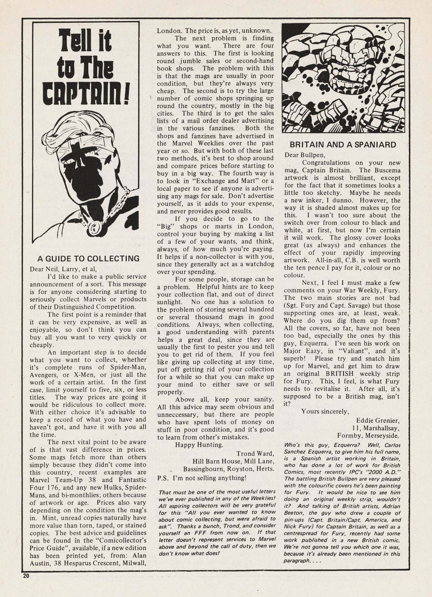 Read online Captain Britain (1976) comic -  Issue #36 - 20