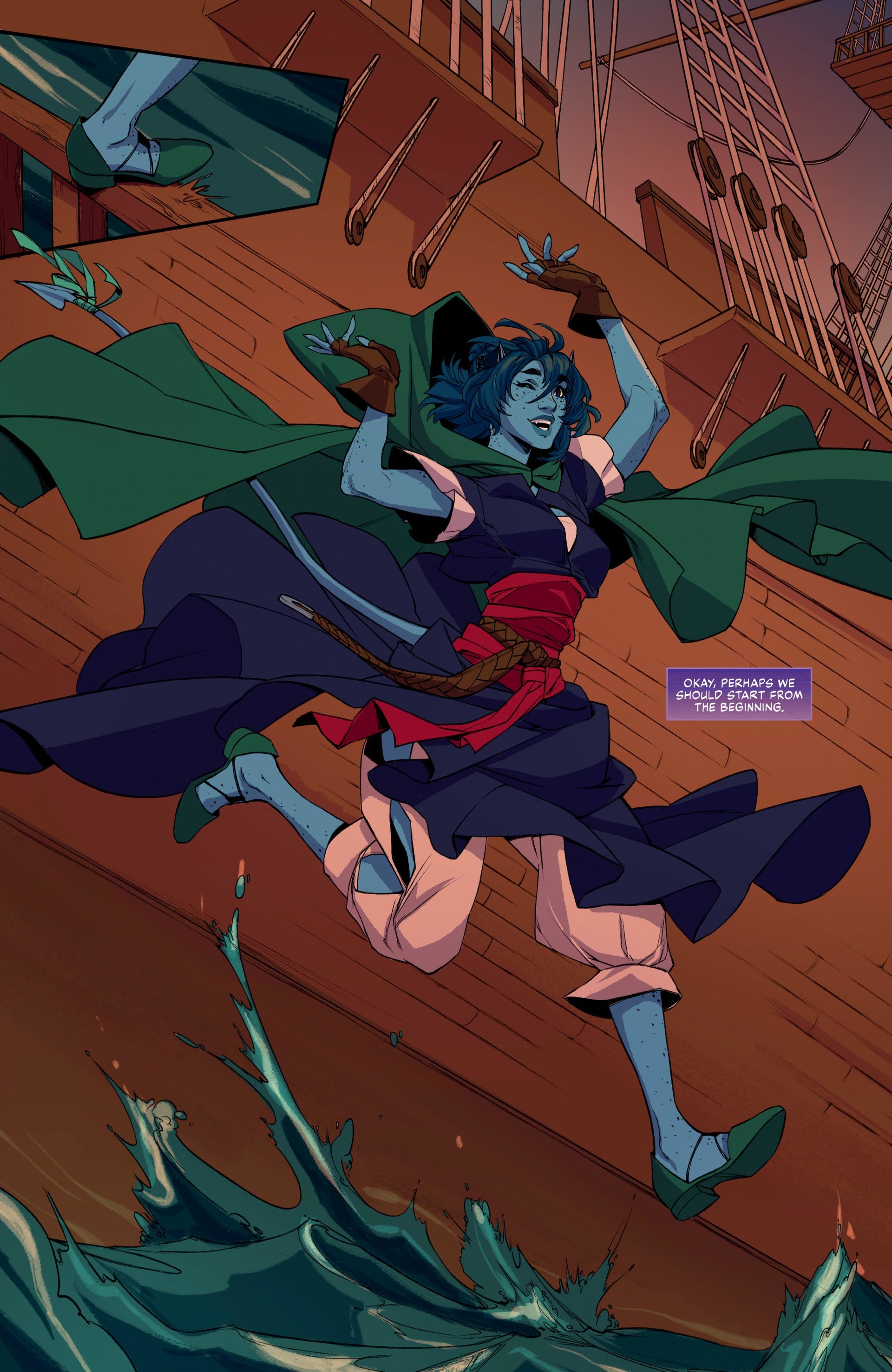 Read online Critical Role: The Mighty Nein Origins–Jester Lavorre comic -  Issue # Full - 11