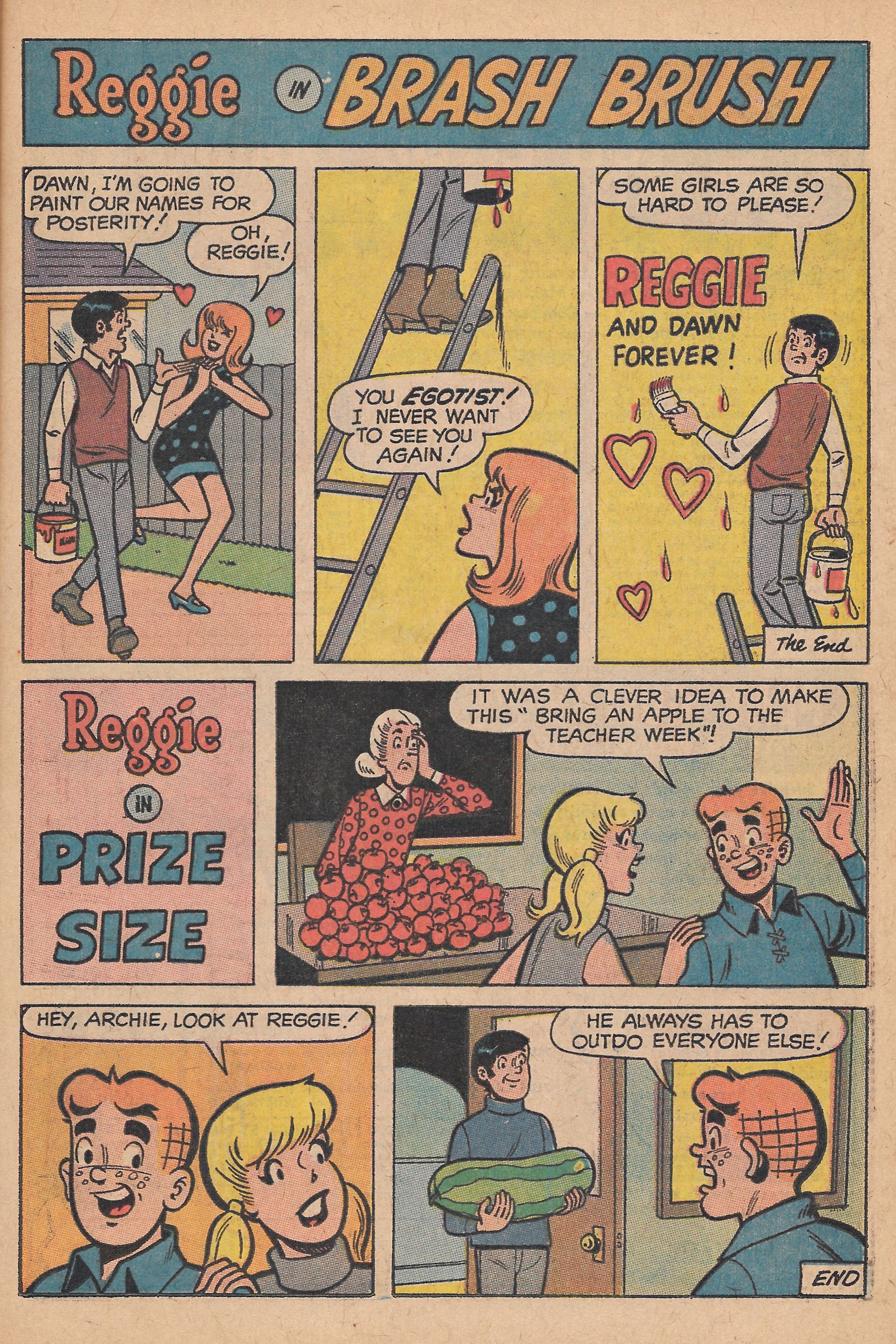 Read online Reggie's Wise Guy Jokes comic -  Issue #6 - 41