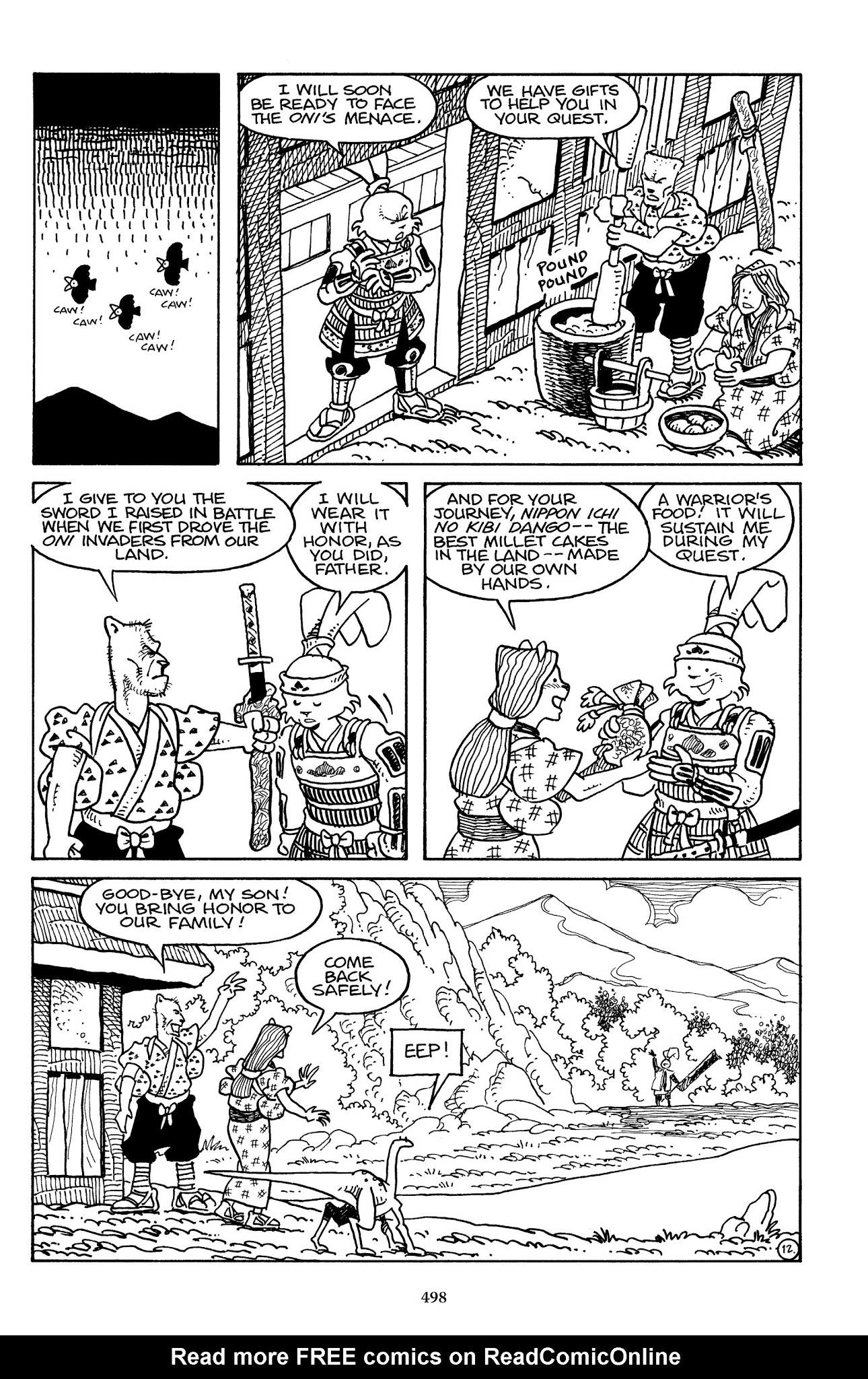 Read online The Usagi Yojimbo Saga comic -  Issue # TPB 2 - 492