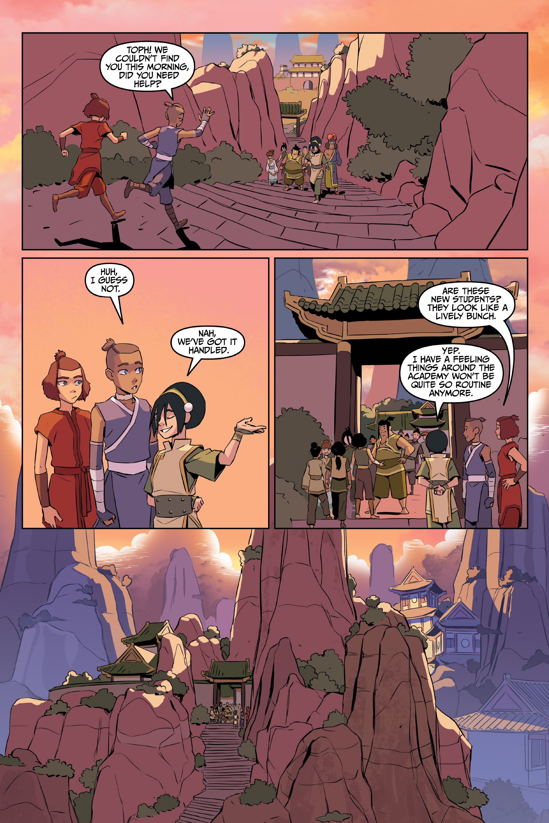Read online Nickelodeon Avatar: The Last Airbender - Toph Beifong's Metalbending Academy comic -  Issue # TPB - 73
