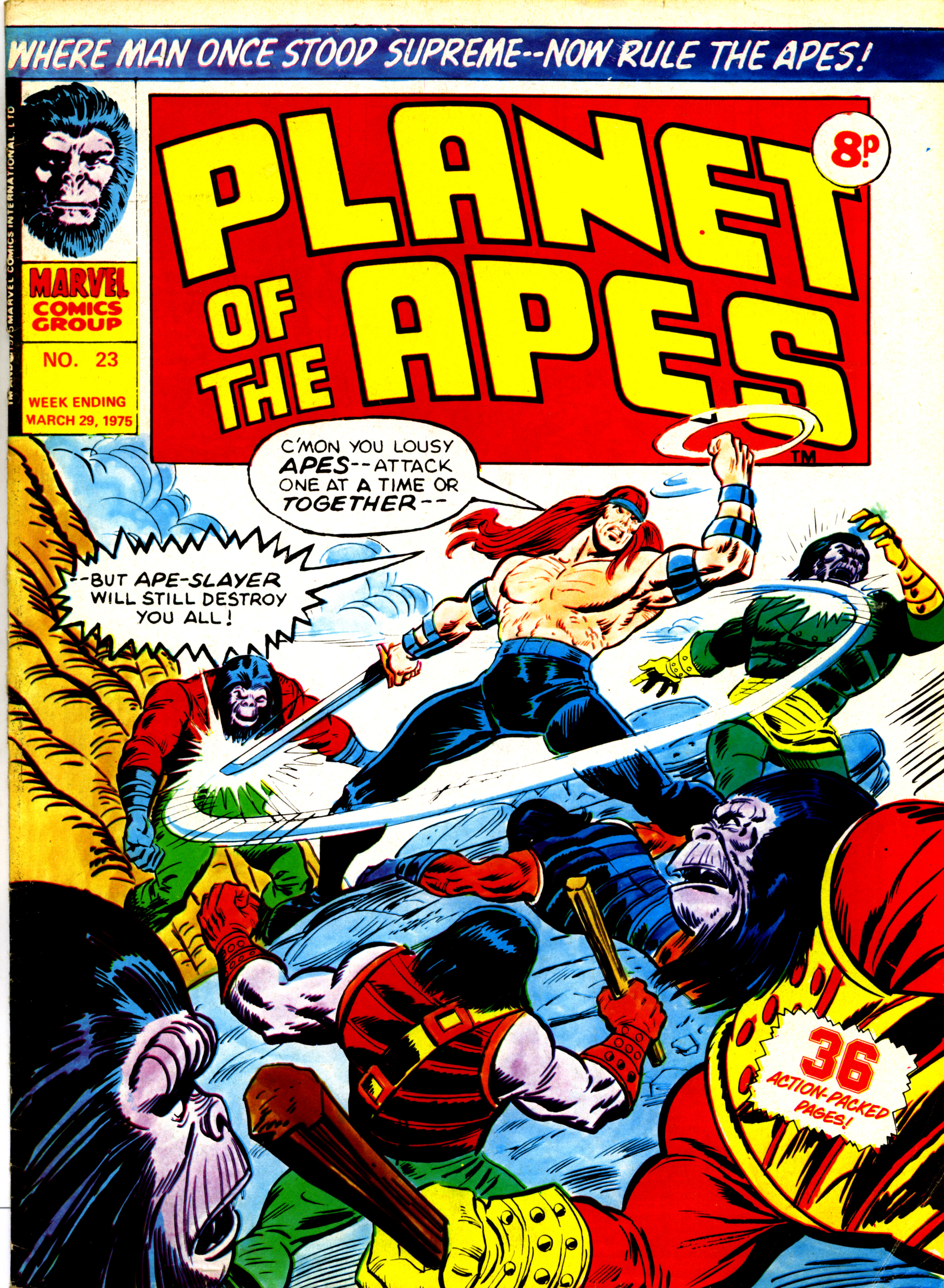 Read online Planet of the Apes (1974) comic -  Issue #23 - 1