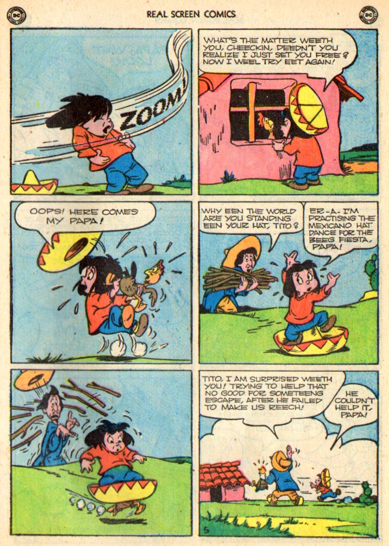 Read online Real Screen Comics comic -  Issue #38 - 41