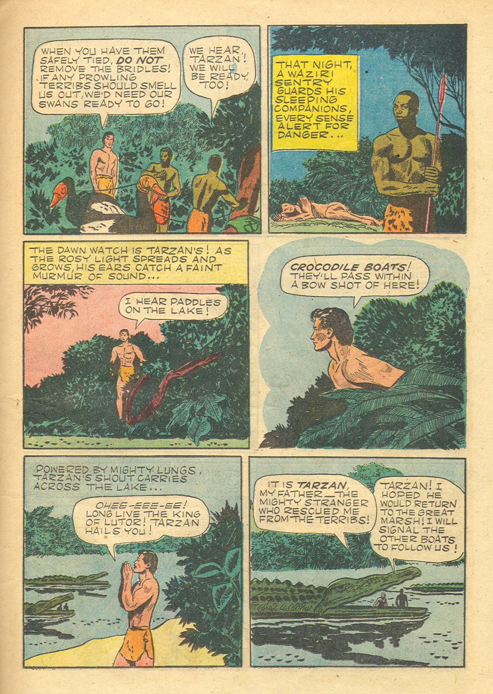 Read online Tarzan (1948) comic -  Issue #36 - 33