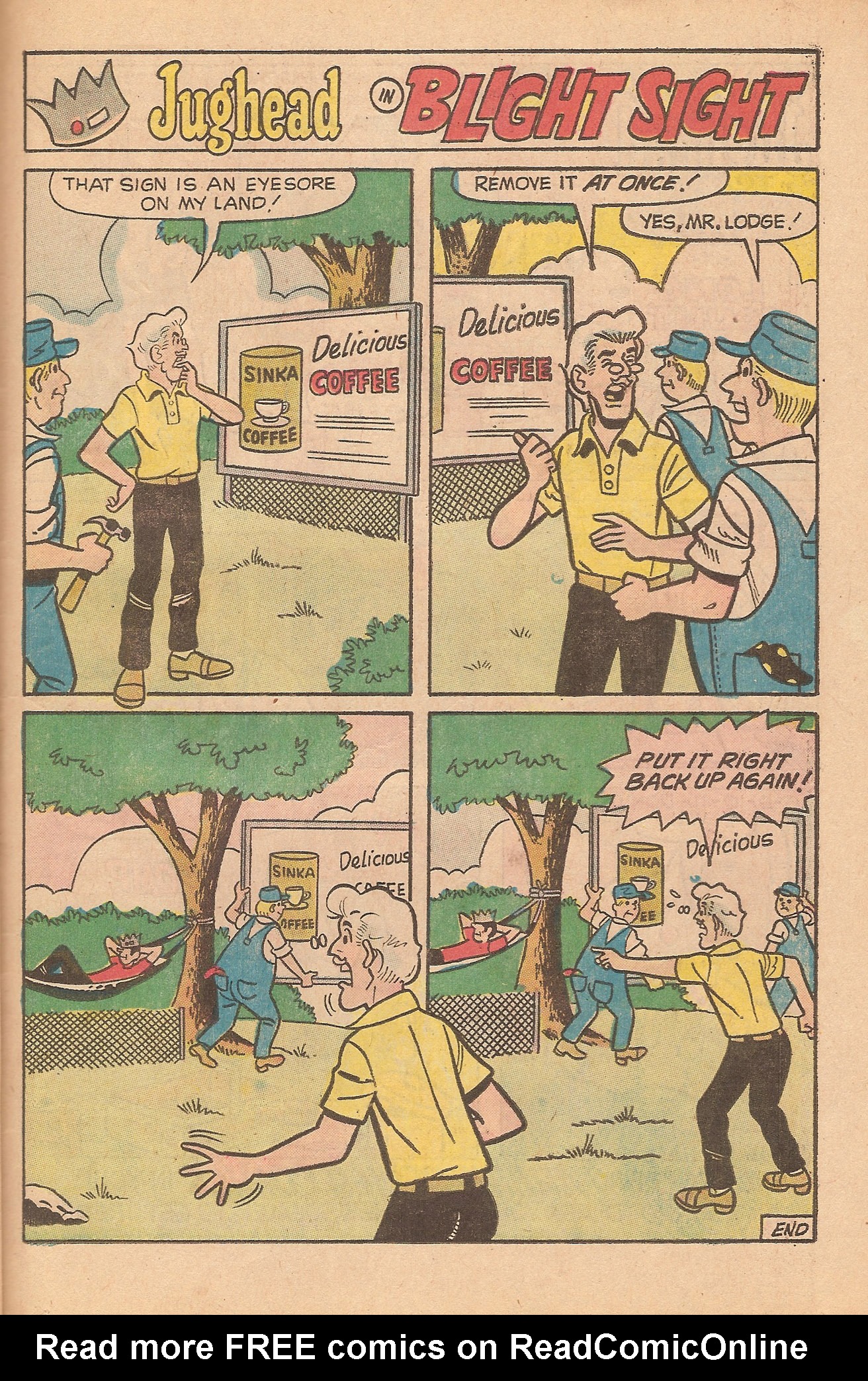 Read online Jughead's Jokes comic -  Issue #35 - 39