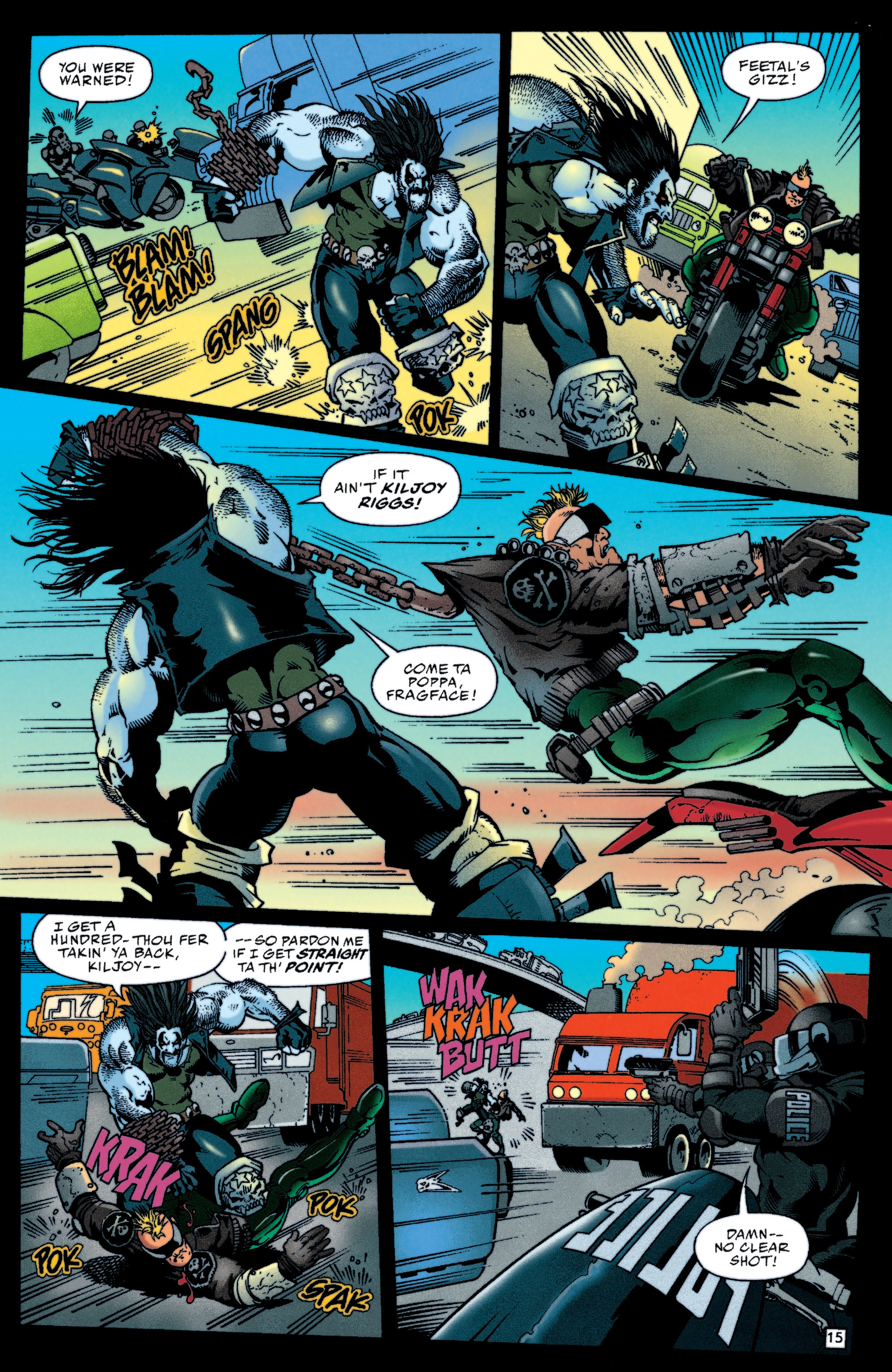 Read online Lobo (1993) comic -  Issue #47 - 16